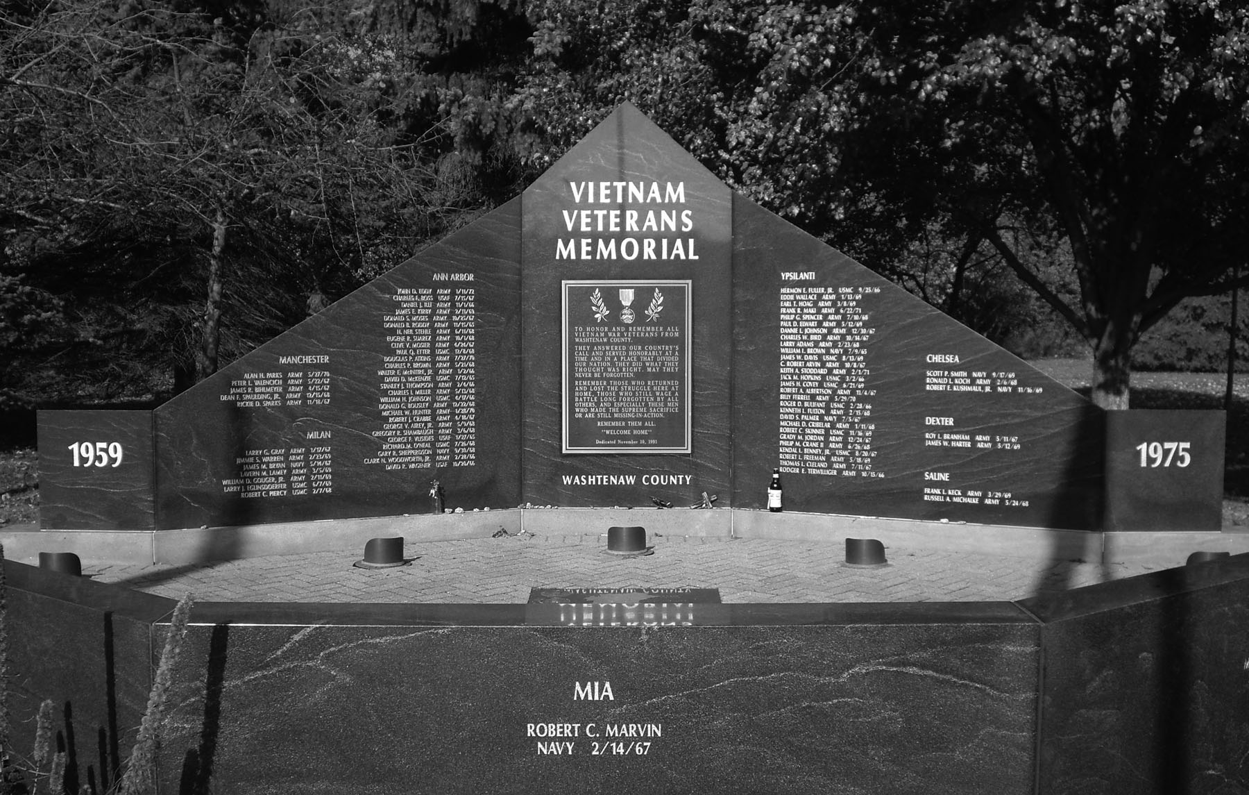Vietnam War Memorial | Ann Arbor District Library