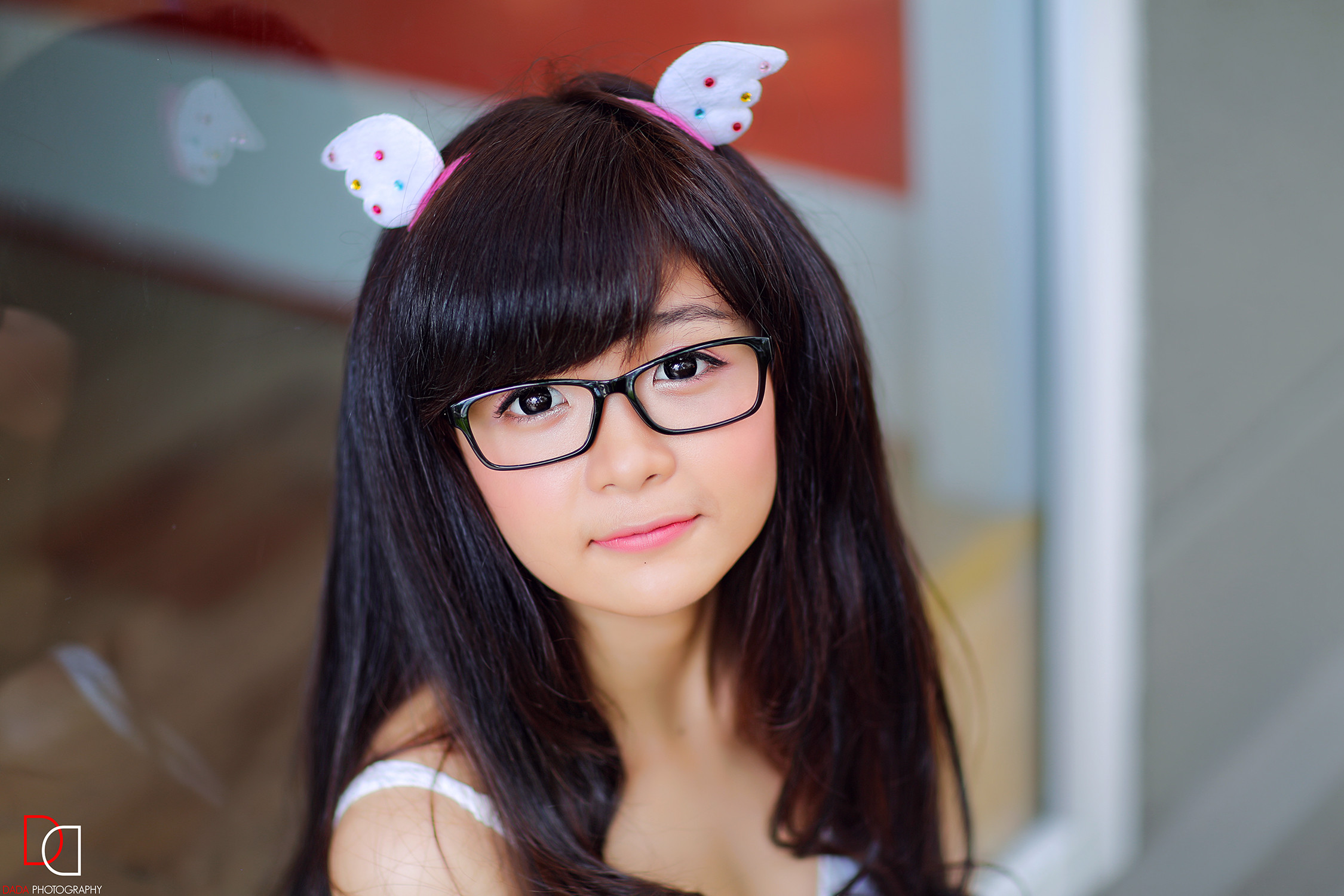 Young girl asia. Laotian Asians. Glasses Asian student. Cute Asian girl using different Compilation.