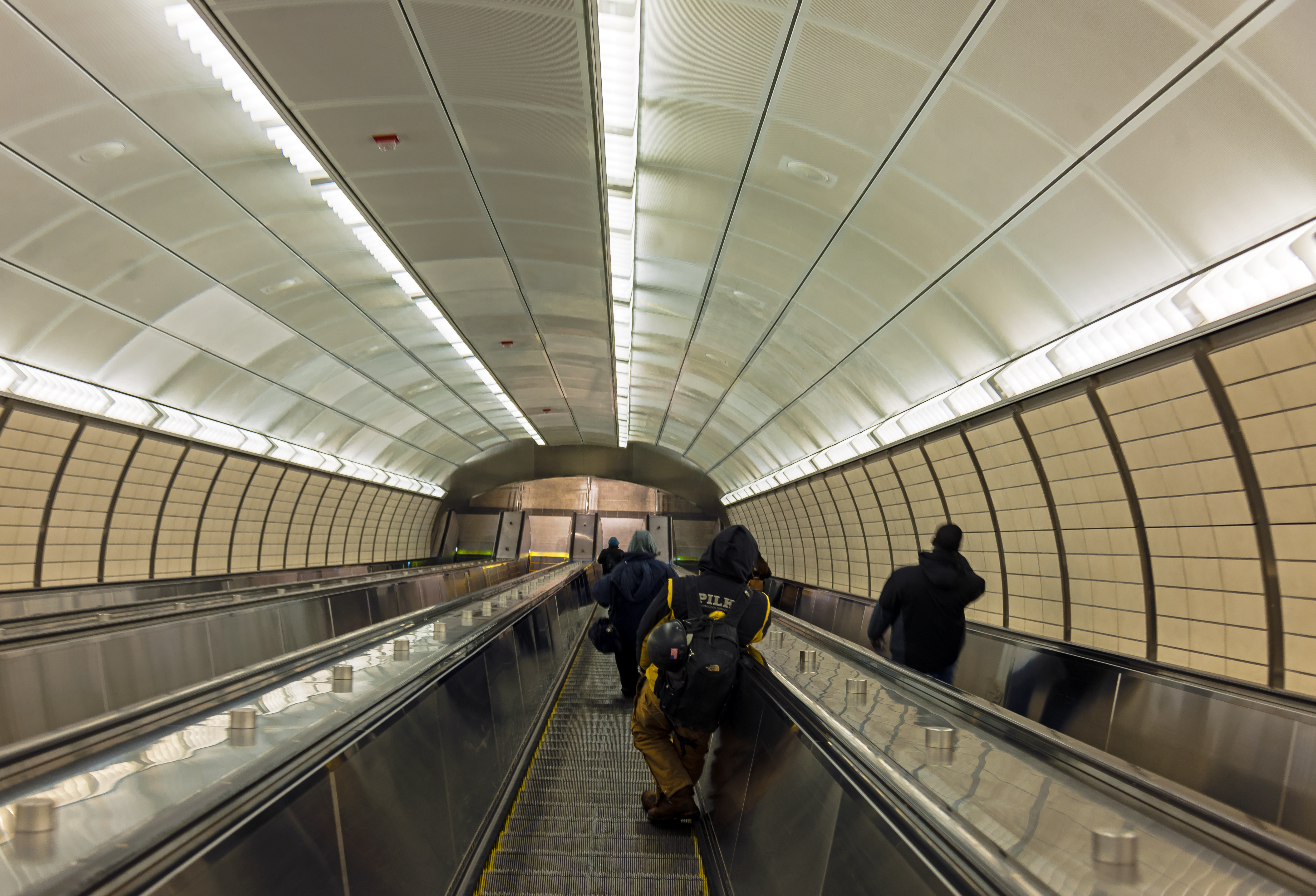 File:View down escalator at Hudson Yards subway station, New York ...