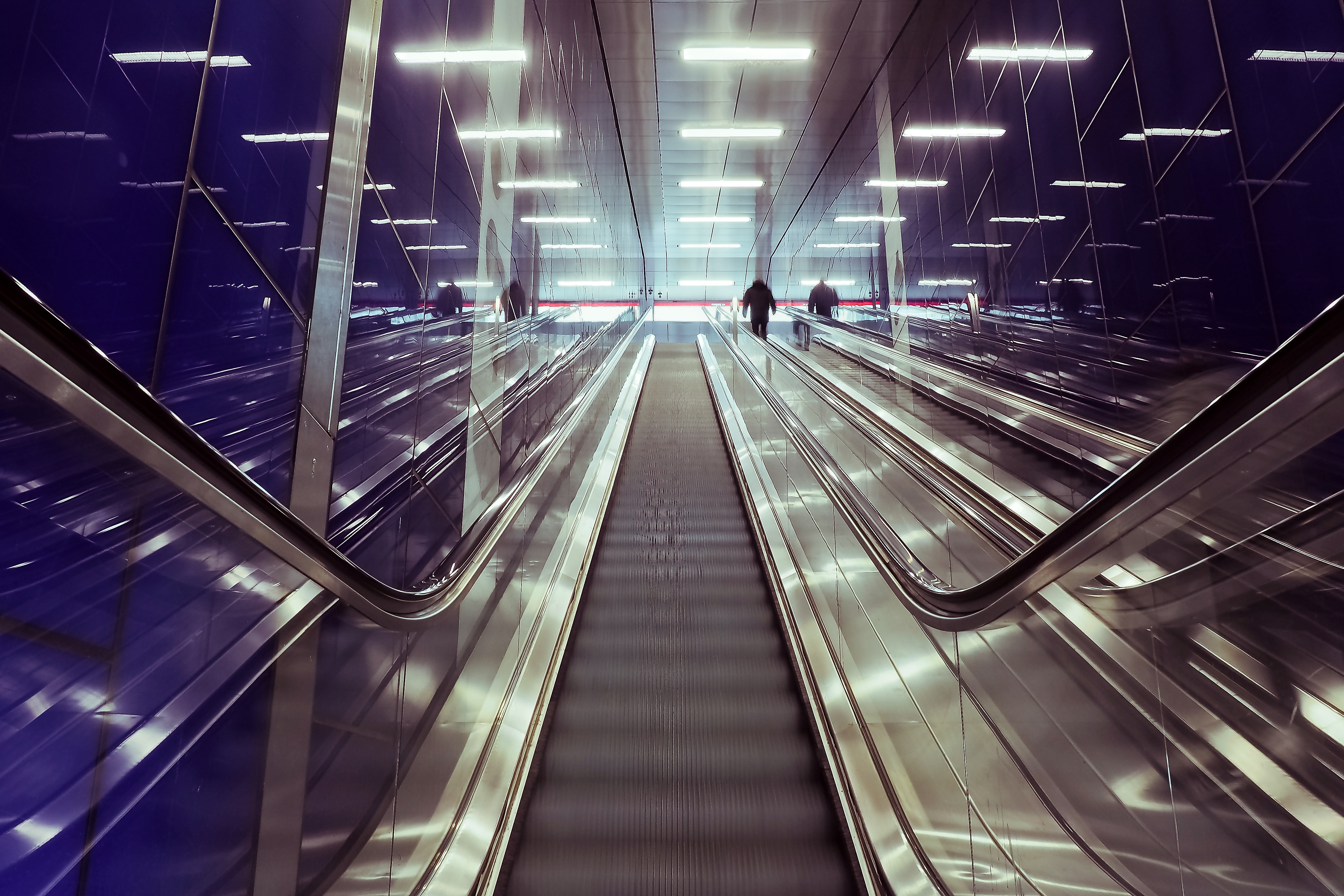 View of escalator photo