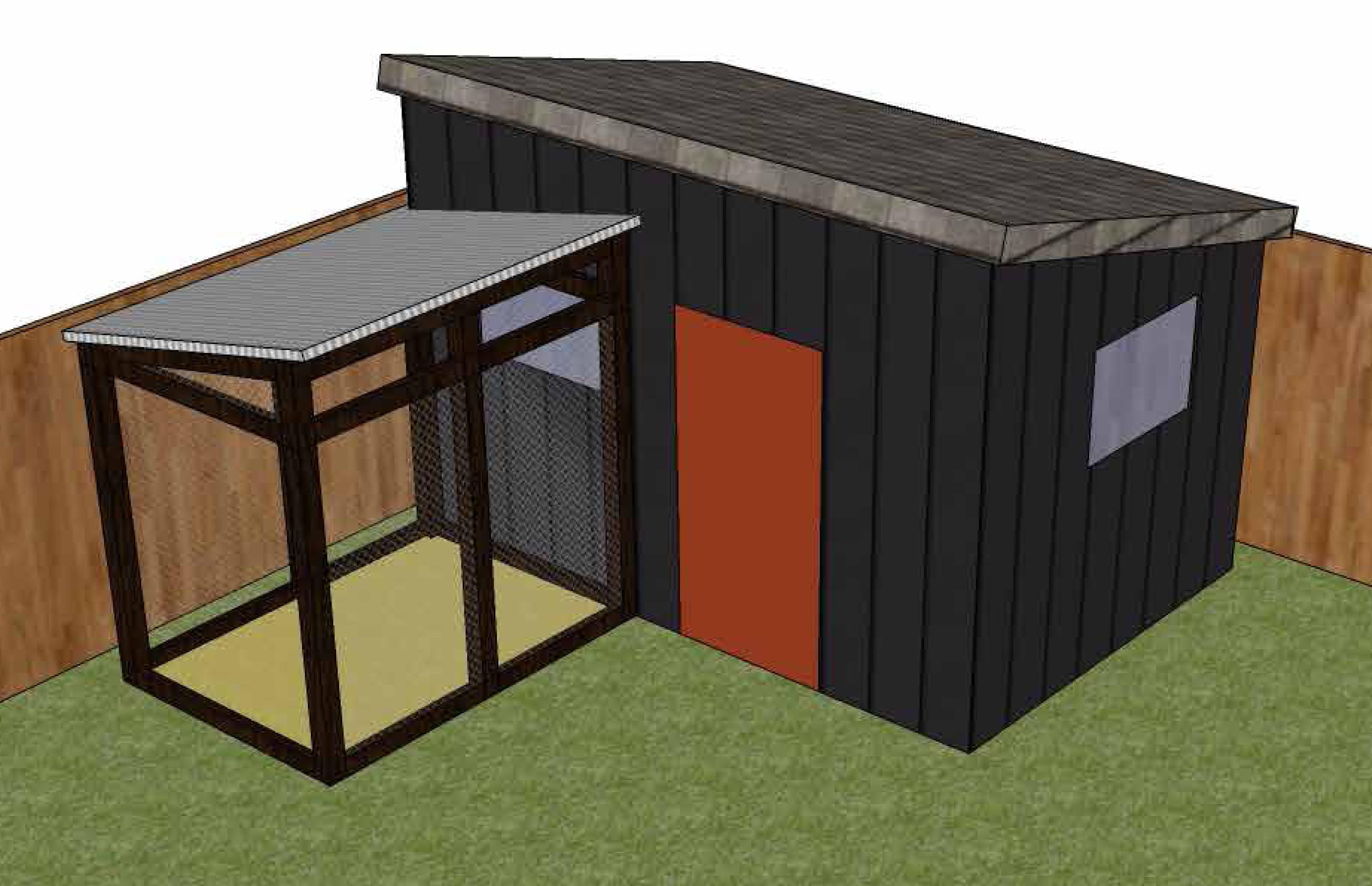 Chicken Coop Shed Combo | Hip Chick Digs