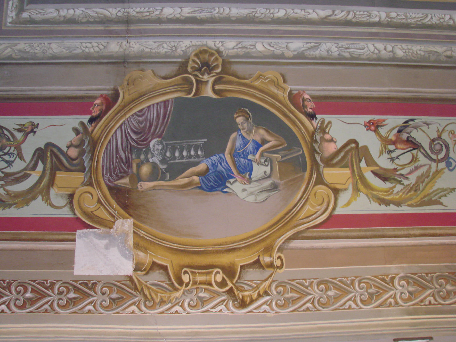 File:Alfred Nobel - Villa in Sanremo - Wall painting detail.jpg ...