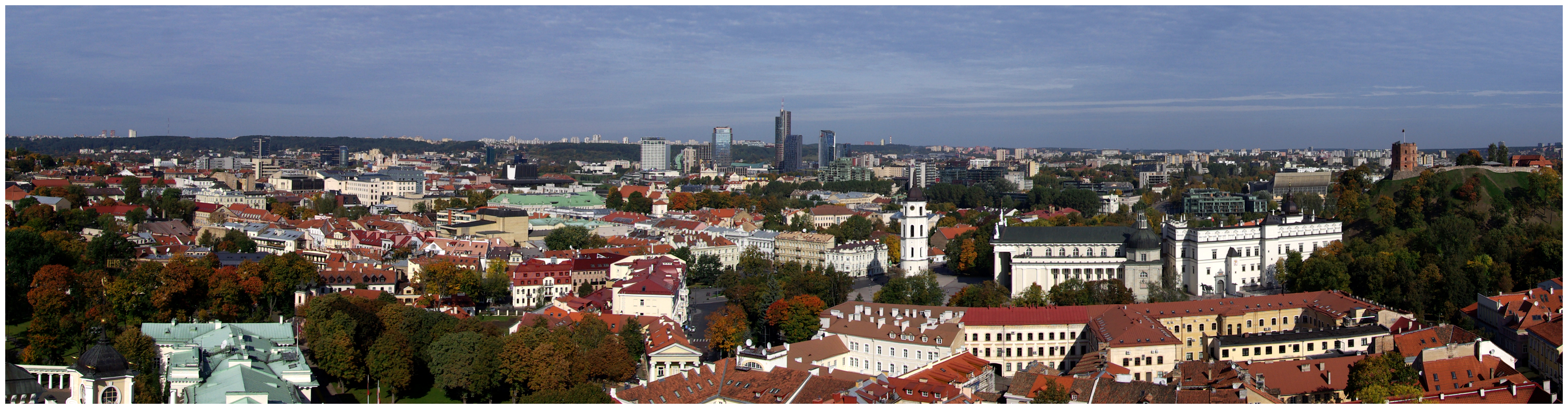 Panorama from Vilnius University bell tower | EXM