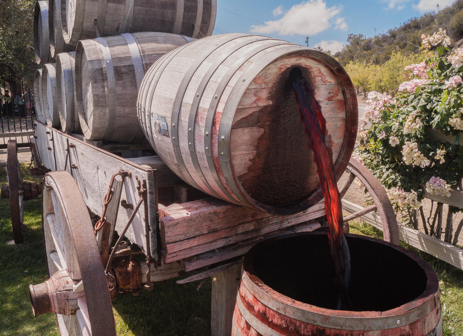 Vine Barrel, Barrel, Drink, Grape, Juice, HQ Photo