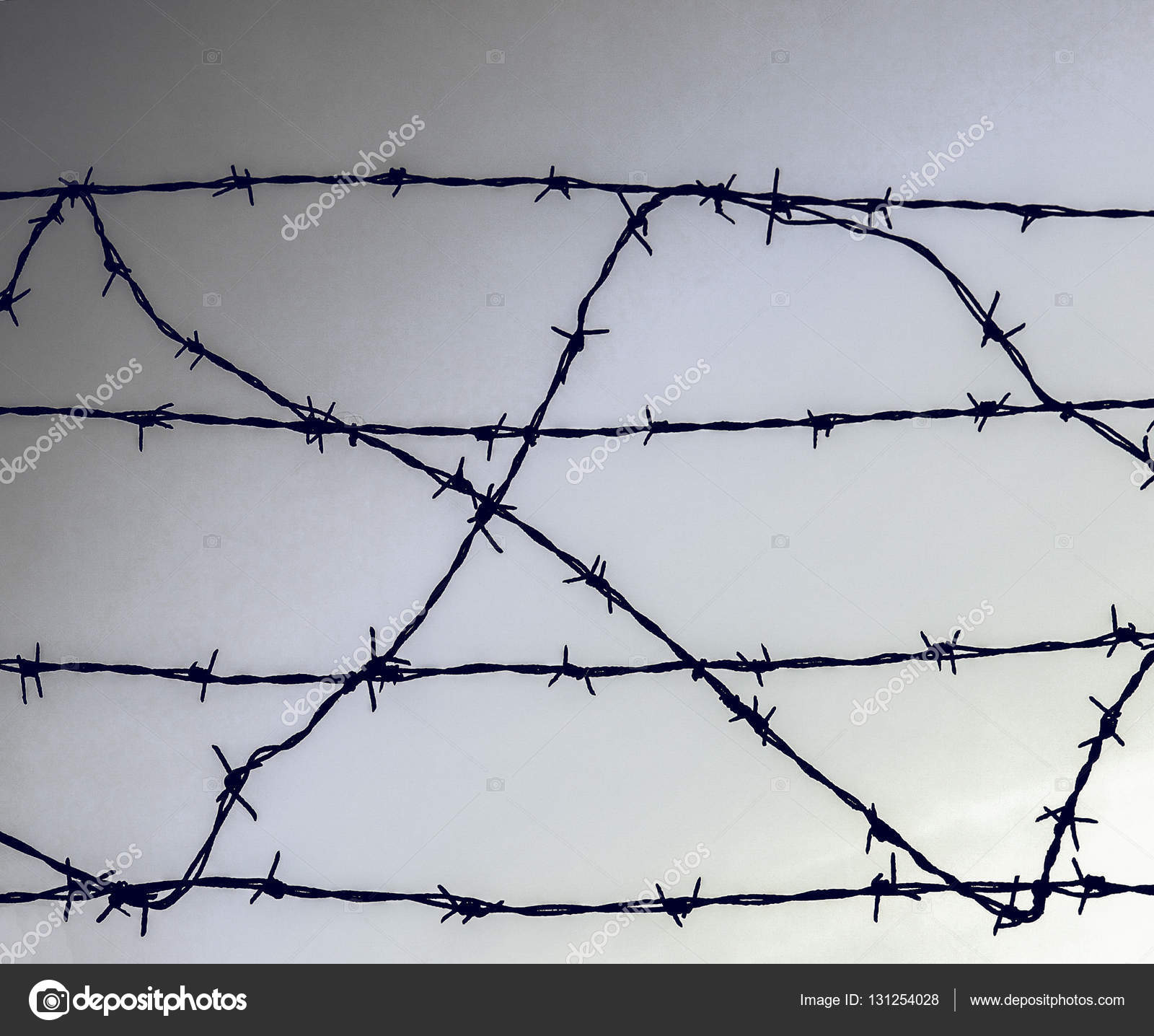Vintage looking Barbed wire — Stock Photo © claudiodivizia #131254028
