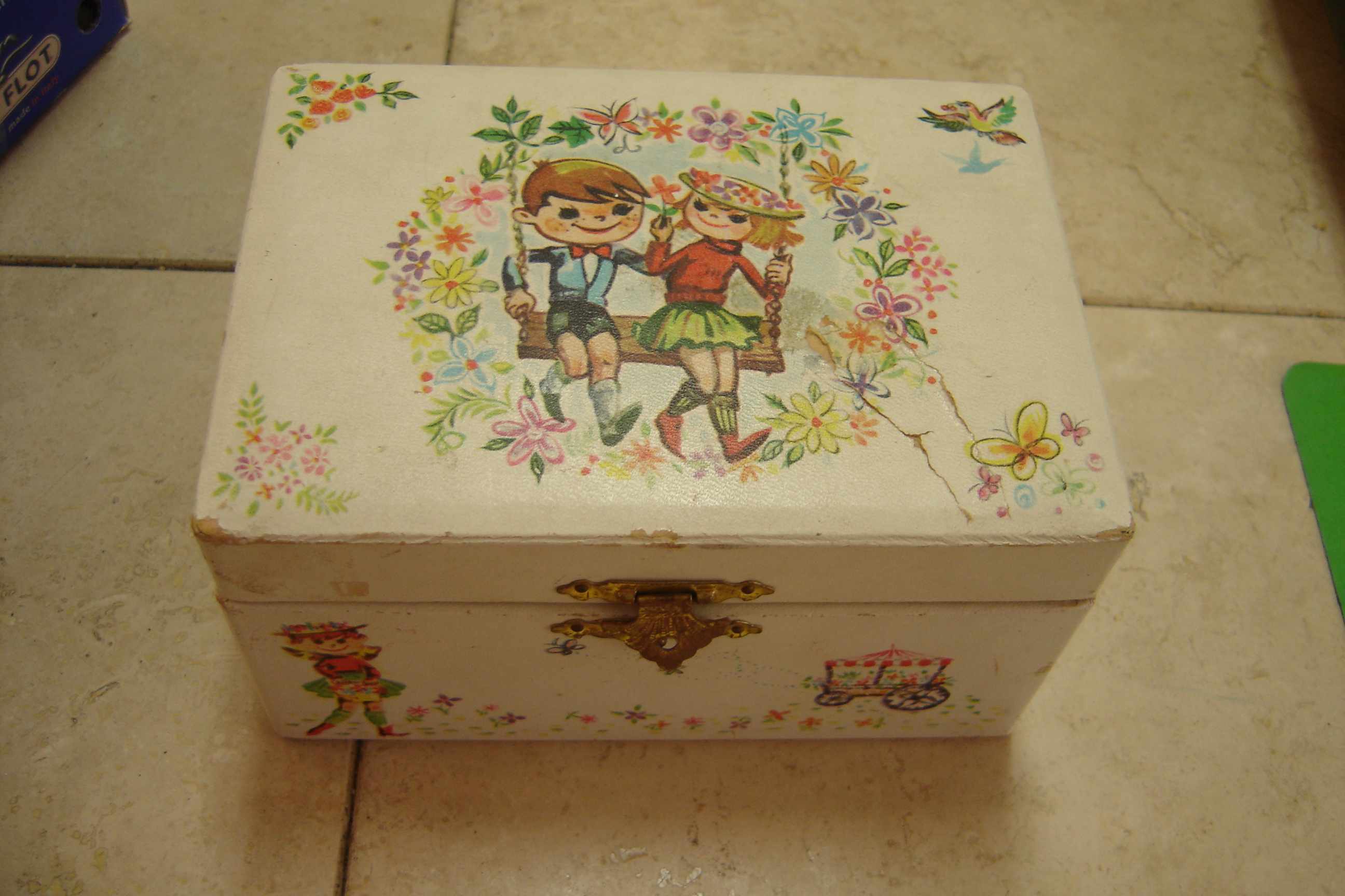 Vintage I Could Have Danced All Night Music Jewelry Box-Missing ...