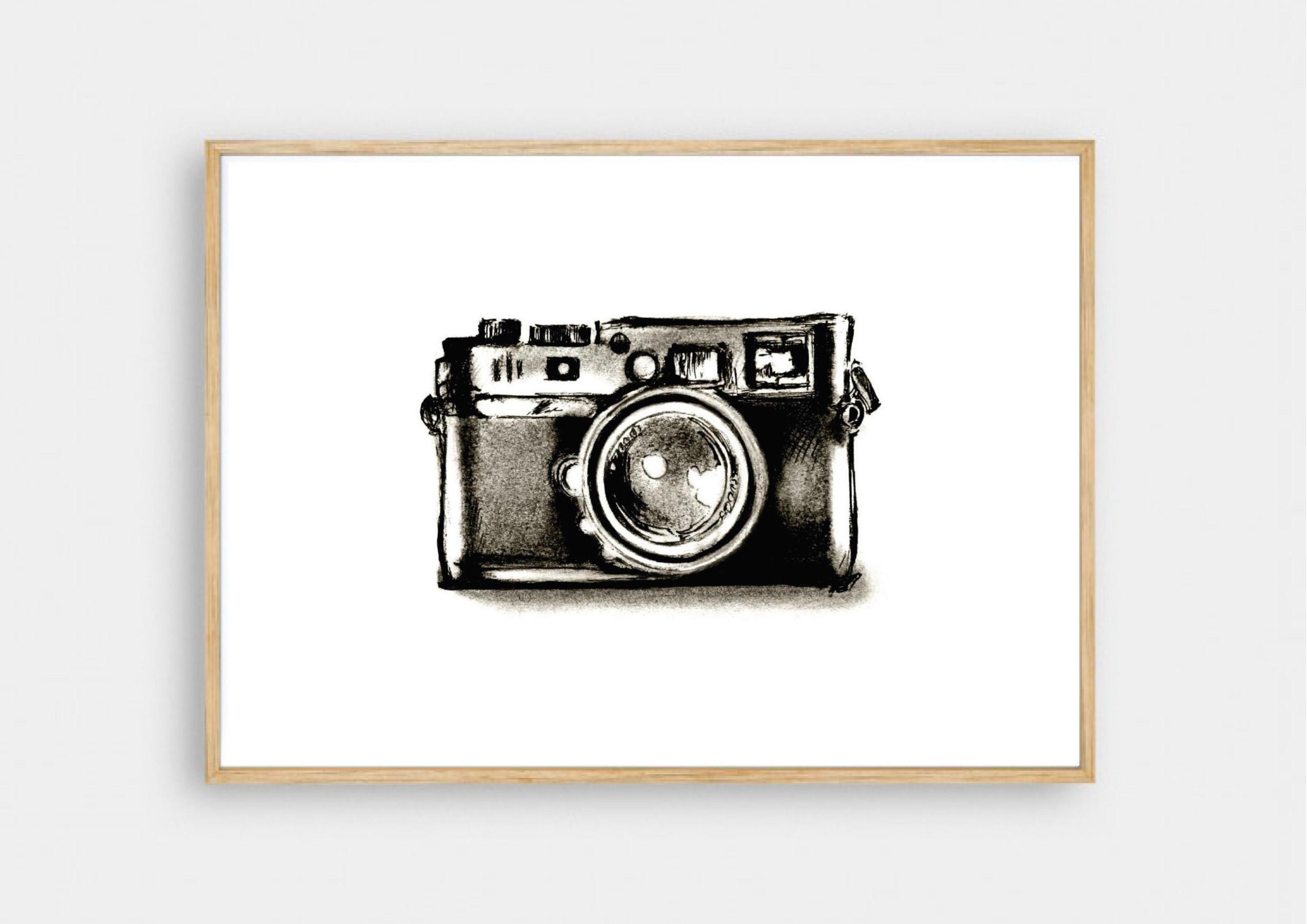 A4 - Vintage Camera Illustration • minimalistic mess • Tictail