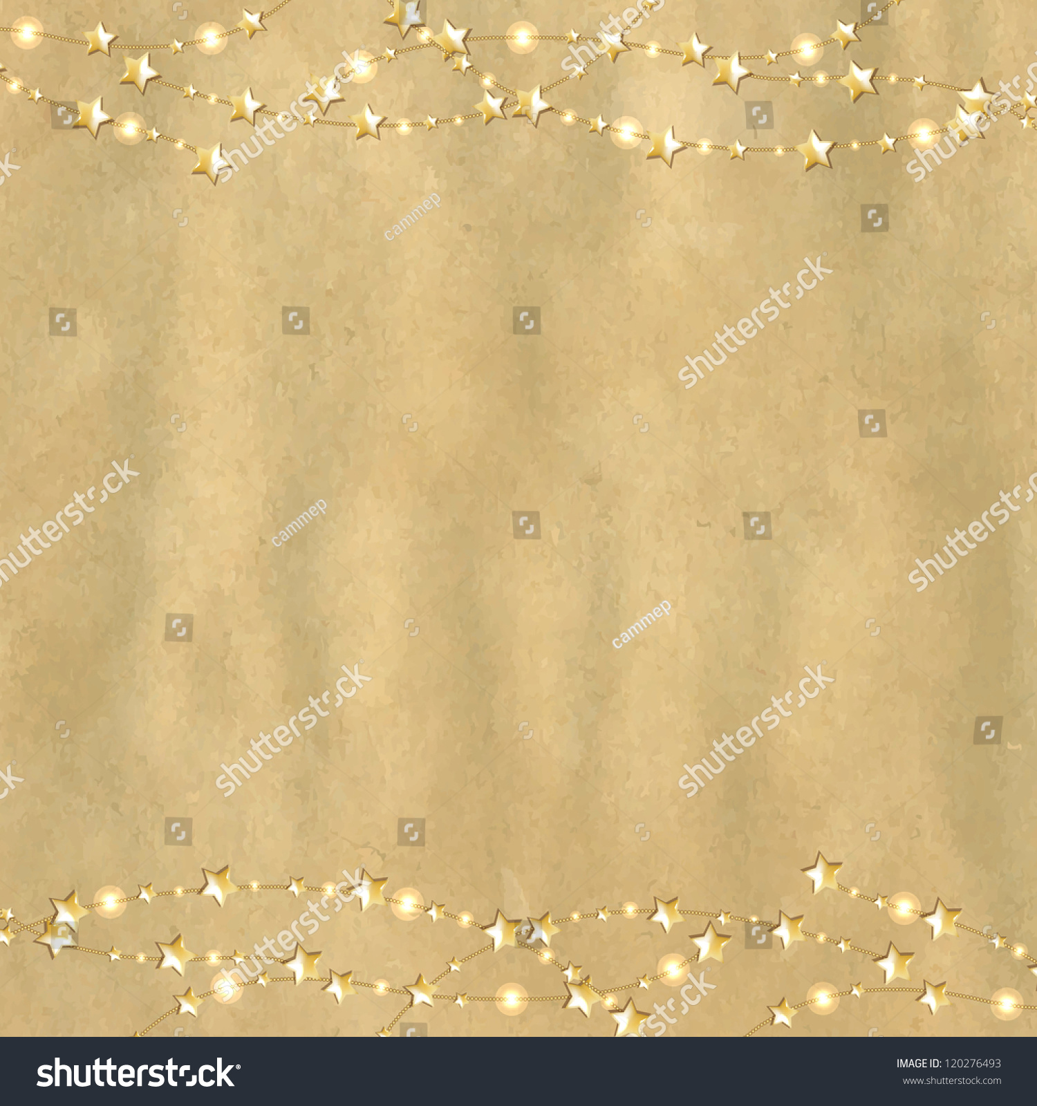 Vintage Cardboard Gold Stars Stock Illustration 120276493 - Shutterstock
