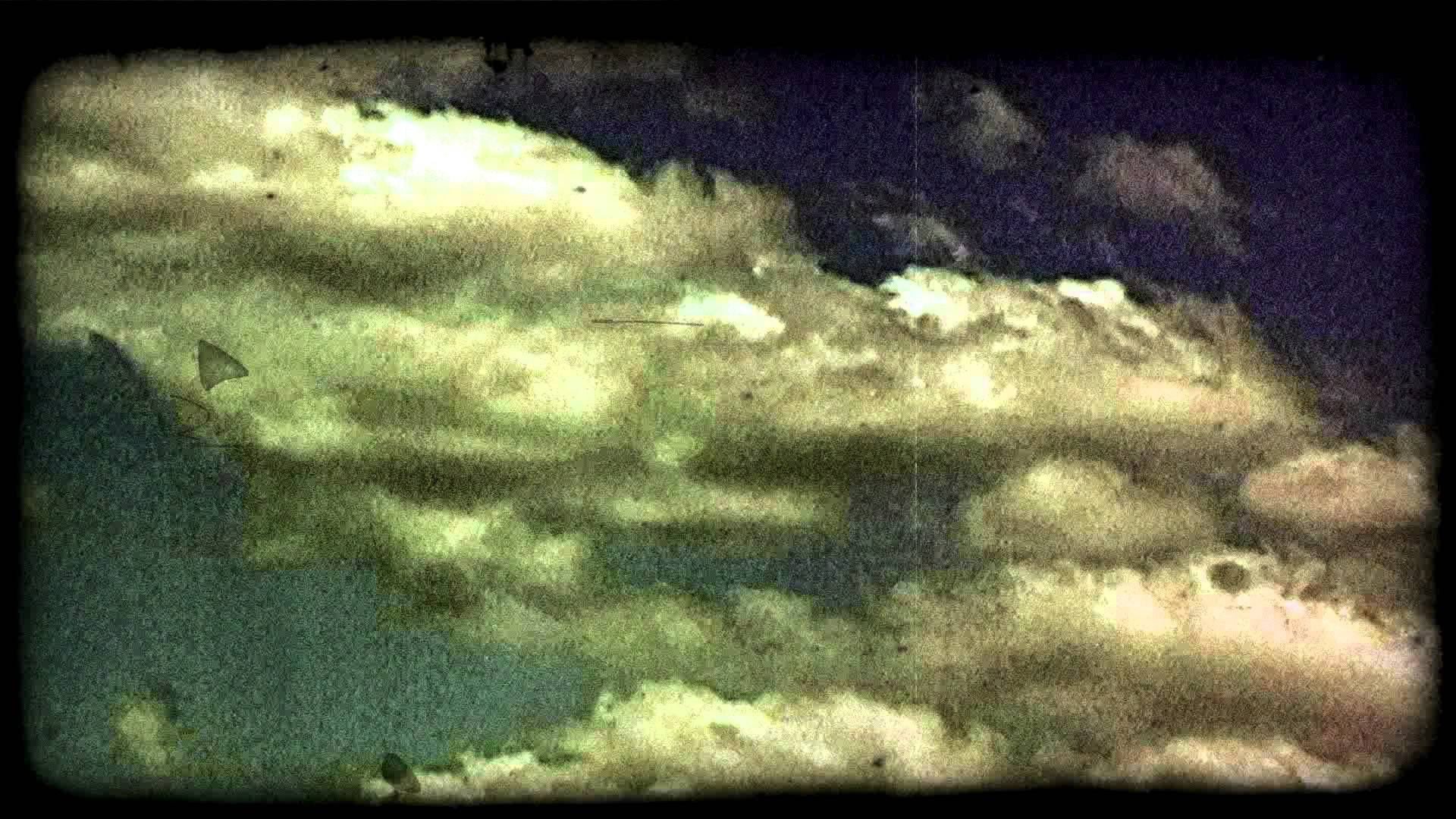 Time-lapse clouds 6. Vintage stylized video clip. - YouTube