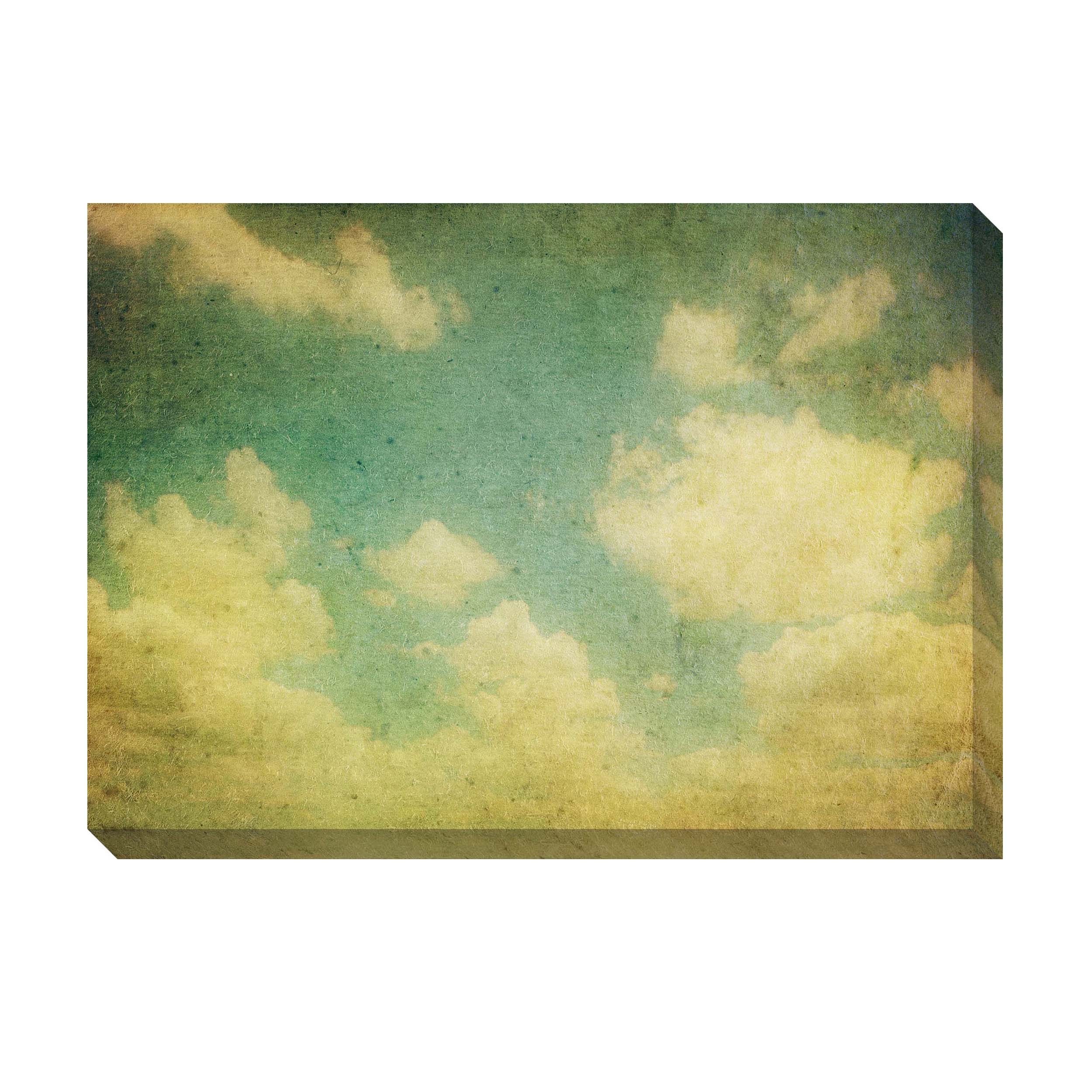 Vintage Clouds III Oversized Gallery Wrapped Canvas - Overstock ...