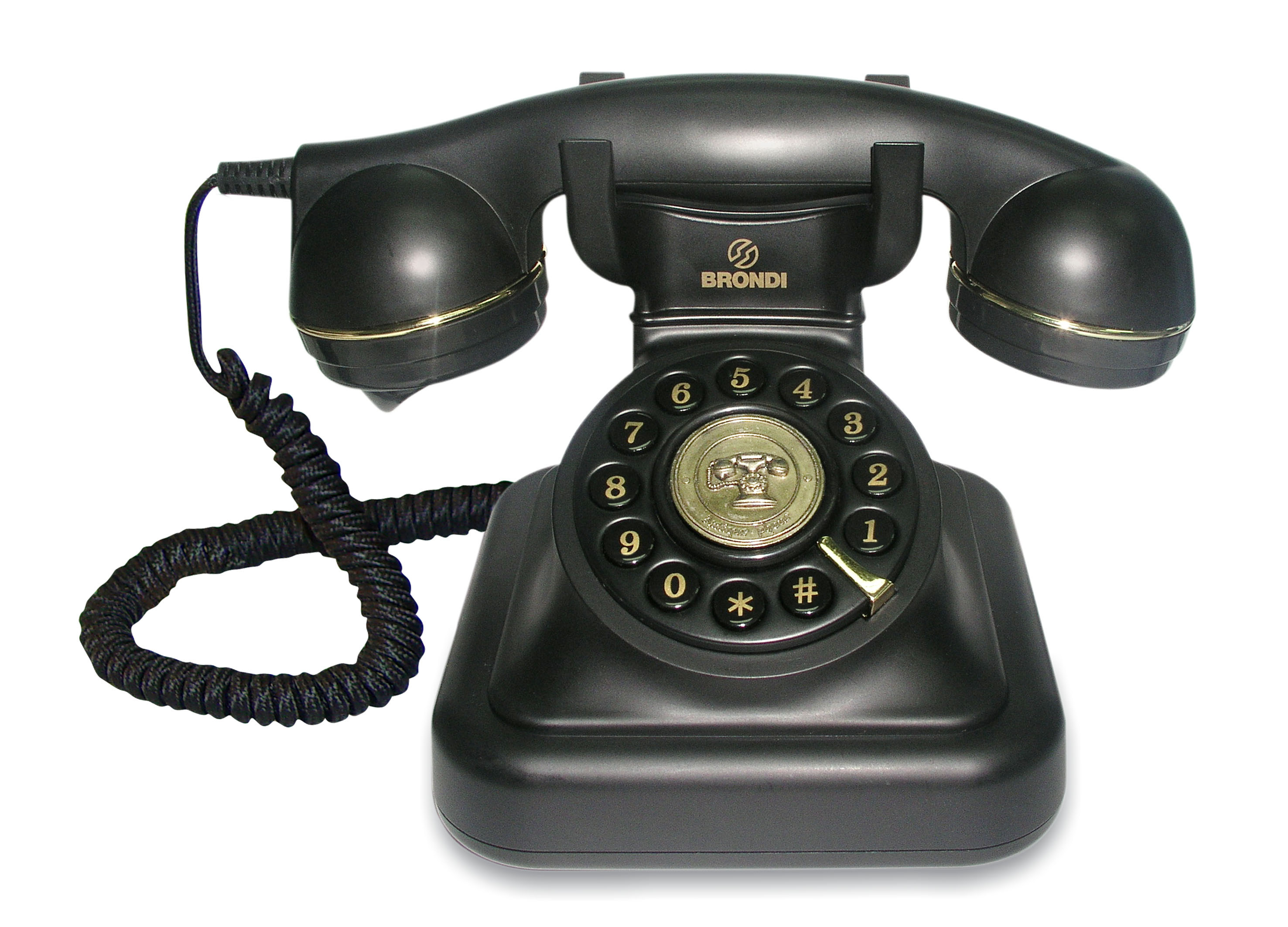 Brondi Vintage 20 Black Desk Phone |