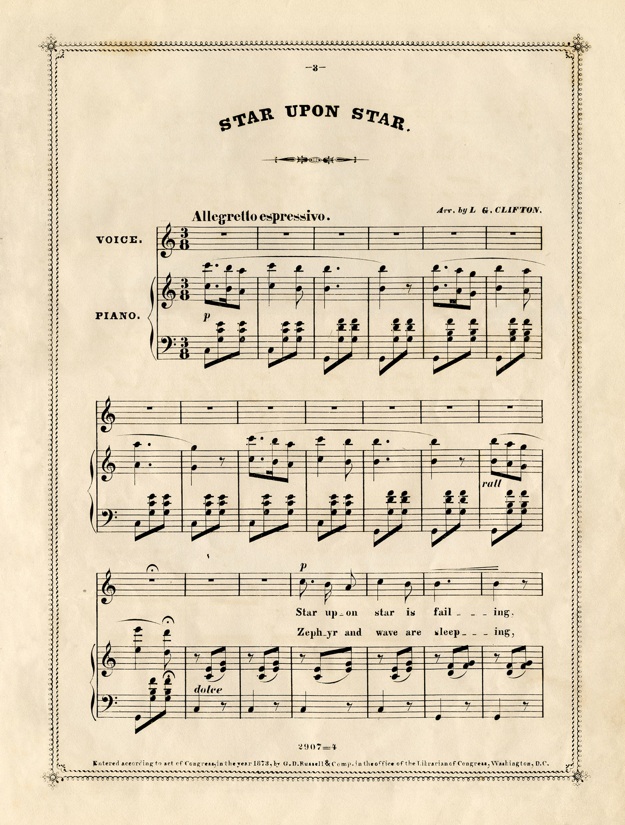 Free Vintage Sheet Music - The Graphics Fairy