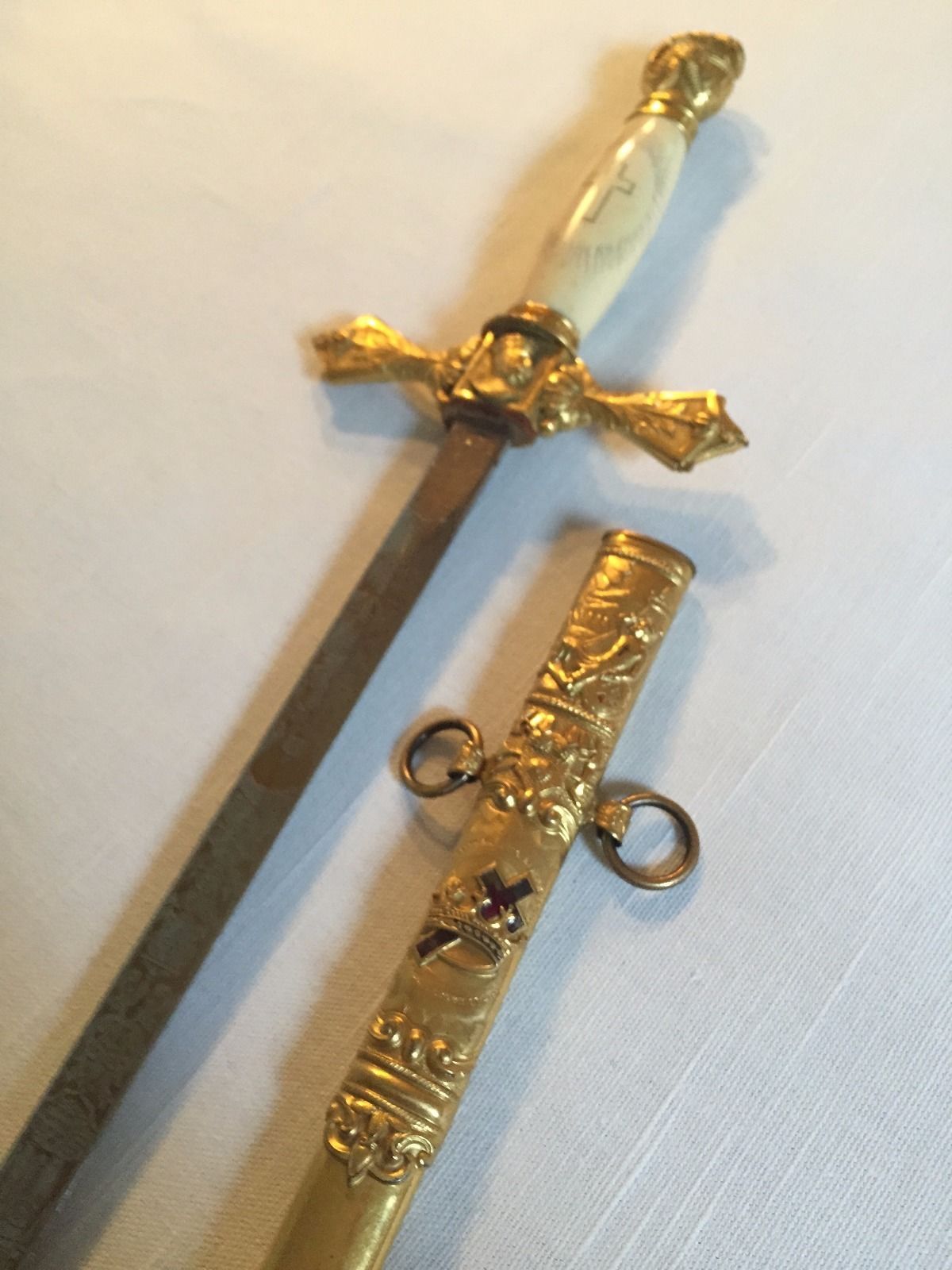 Vintage Knights Templar Ceremonial Masonic Sword (1880-1910 ...