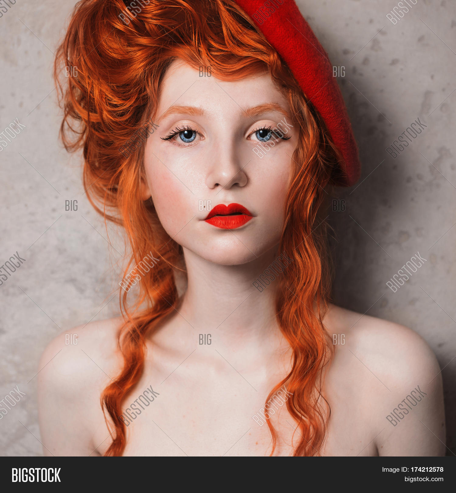 Vintage Woman Red Hair Image & Photo (Free Trial) | Bigstock