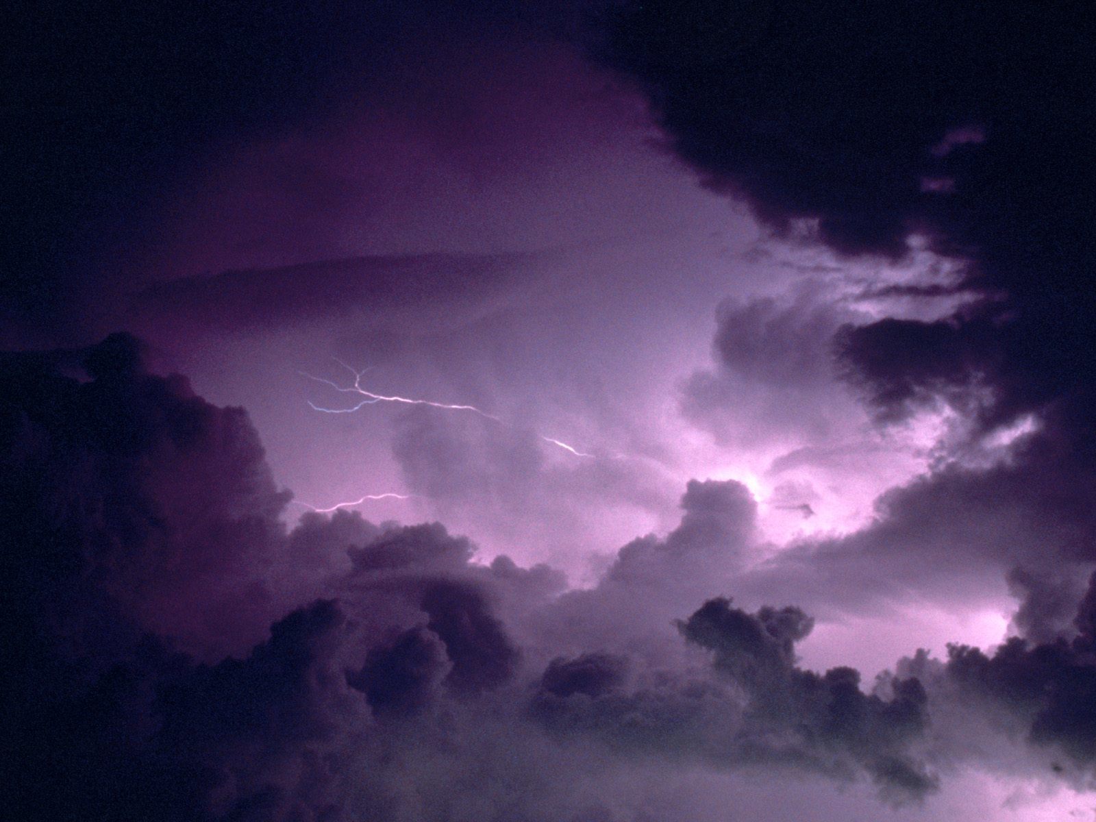 Violent storm clouds photo