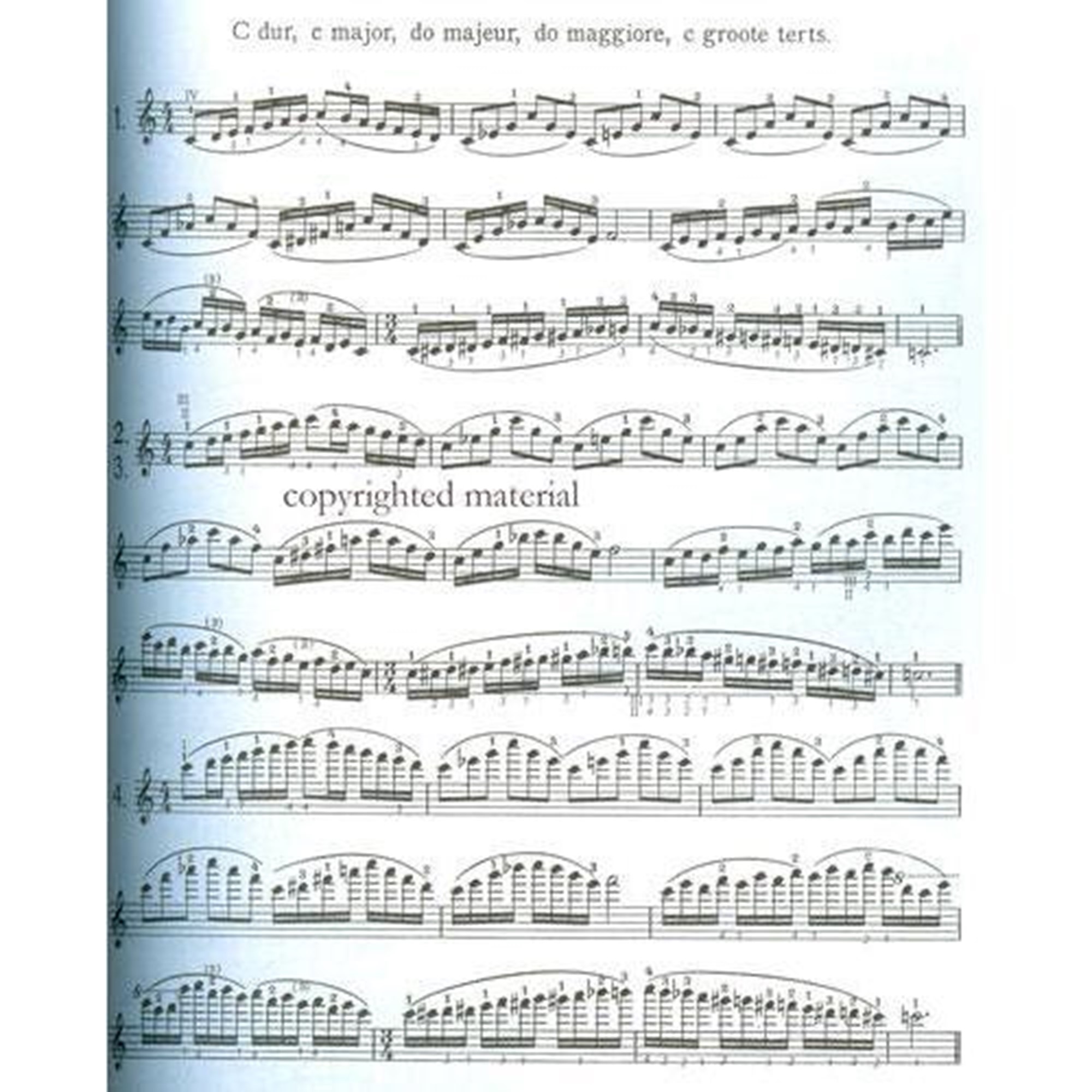 Carl Flesch Scale System for Violin - Revised by Rostal - Fischer ...