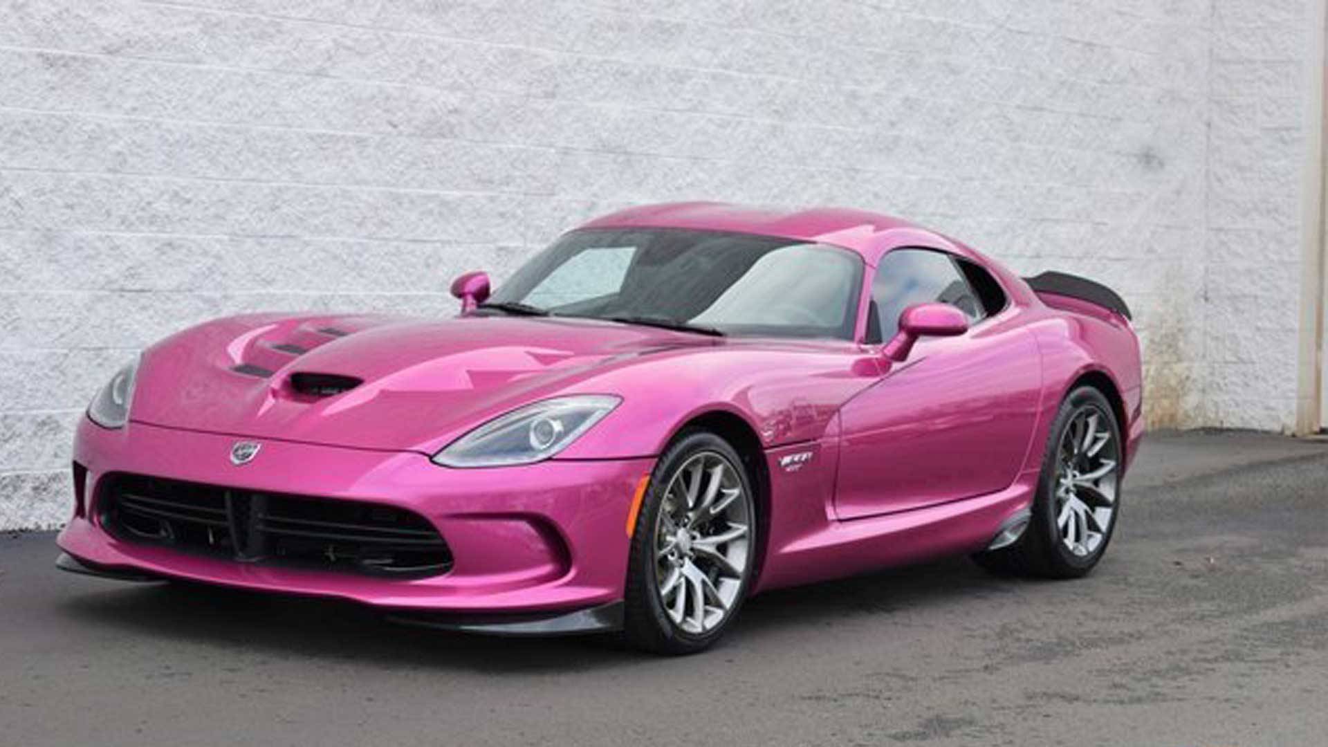 Dodge Viper Wears Factory Metallic Pink Paint, Selling For $155k