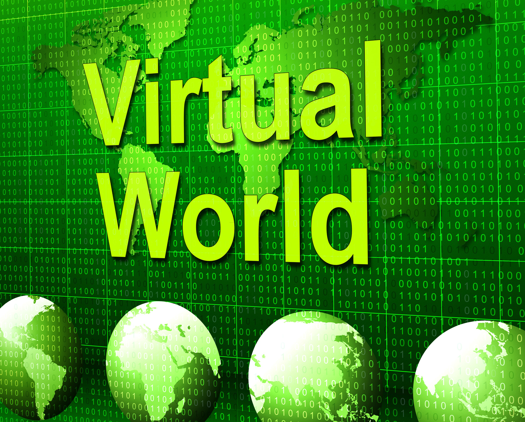 Virtual World Means Web Site And Earth, Earth, Planet, Worldwideweb, Worldwide, HQ Photo
