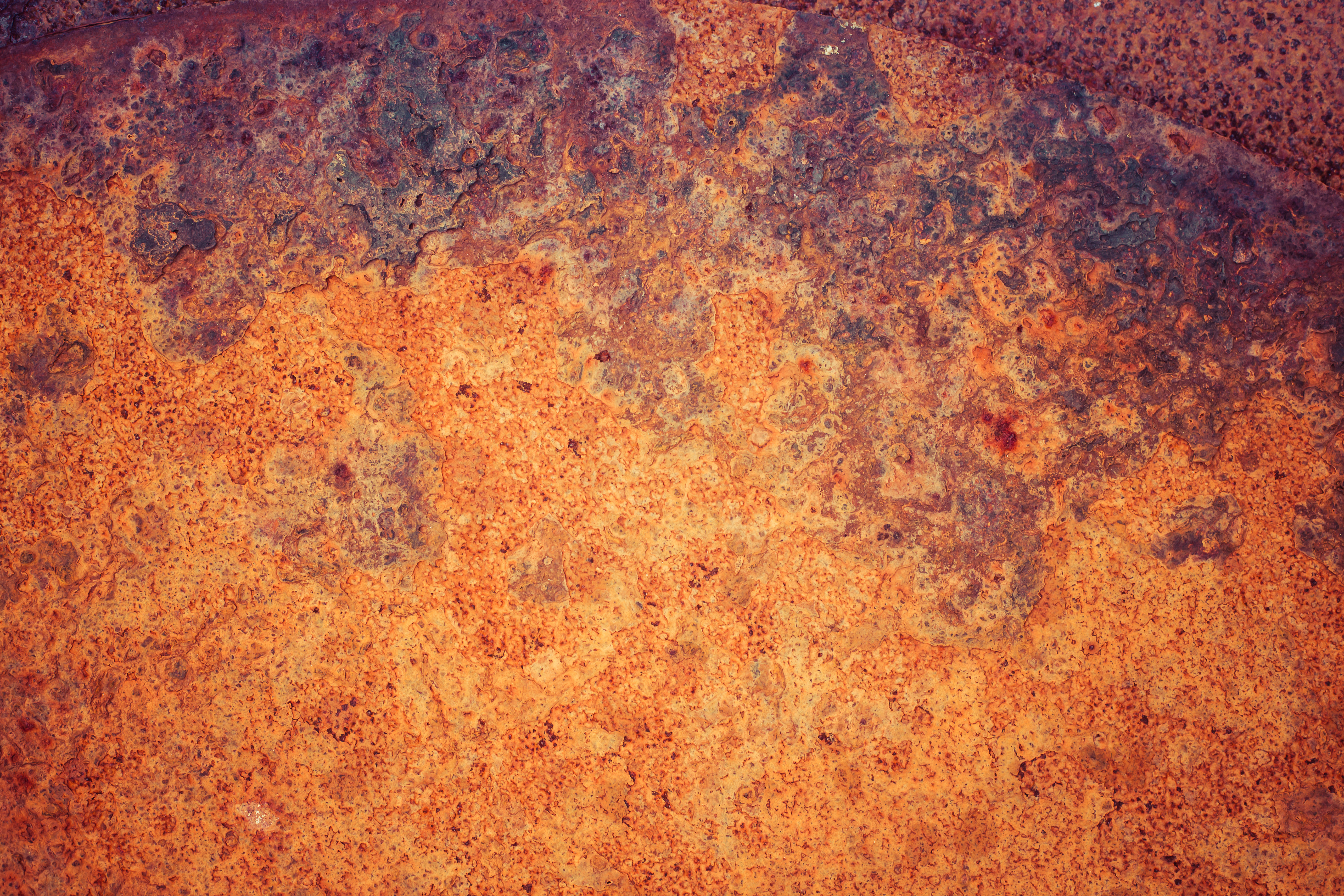 Vivid rusty metal surface photo