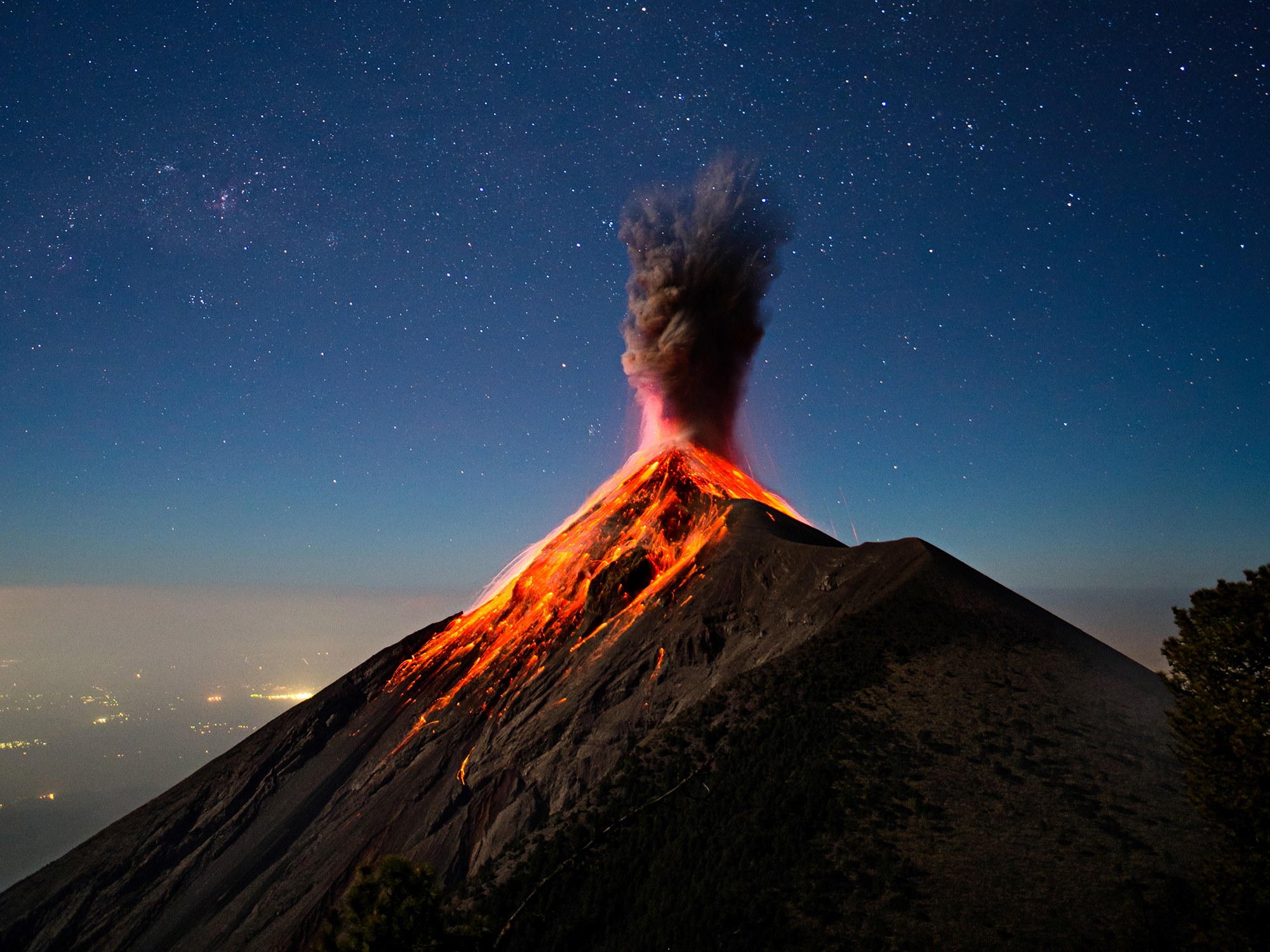 Central American Volcanoes Let Out Spectacular Eruptions | WIRED