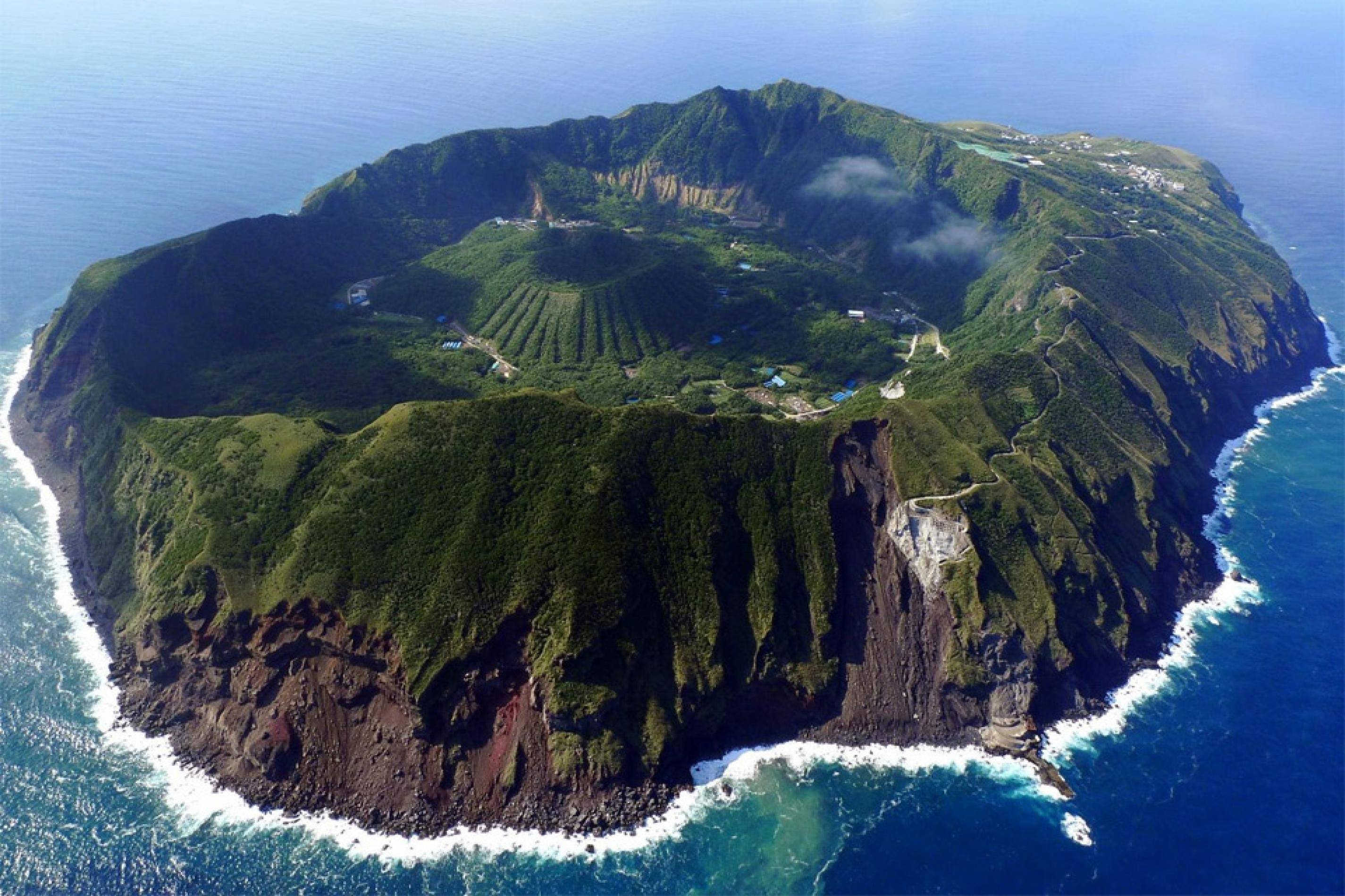 Aogashima Volcano island- Philippine Sea - YouTube