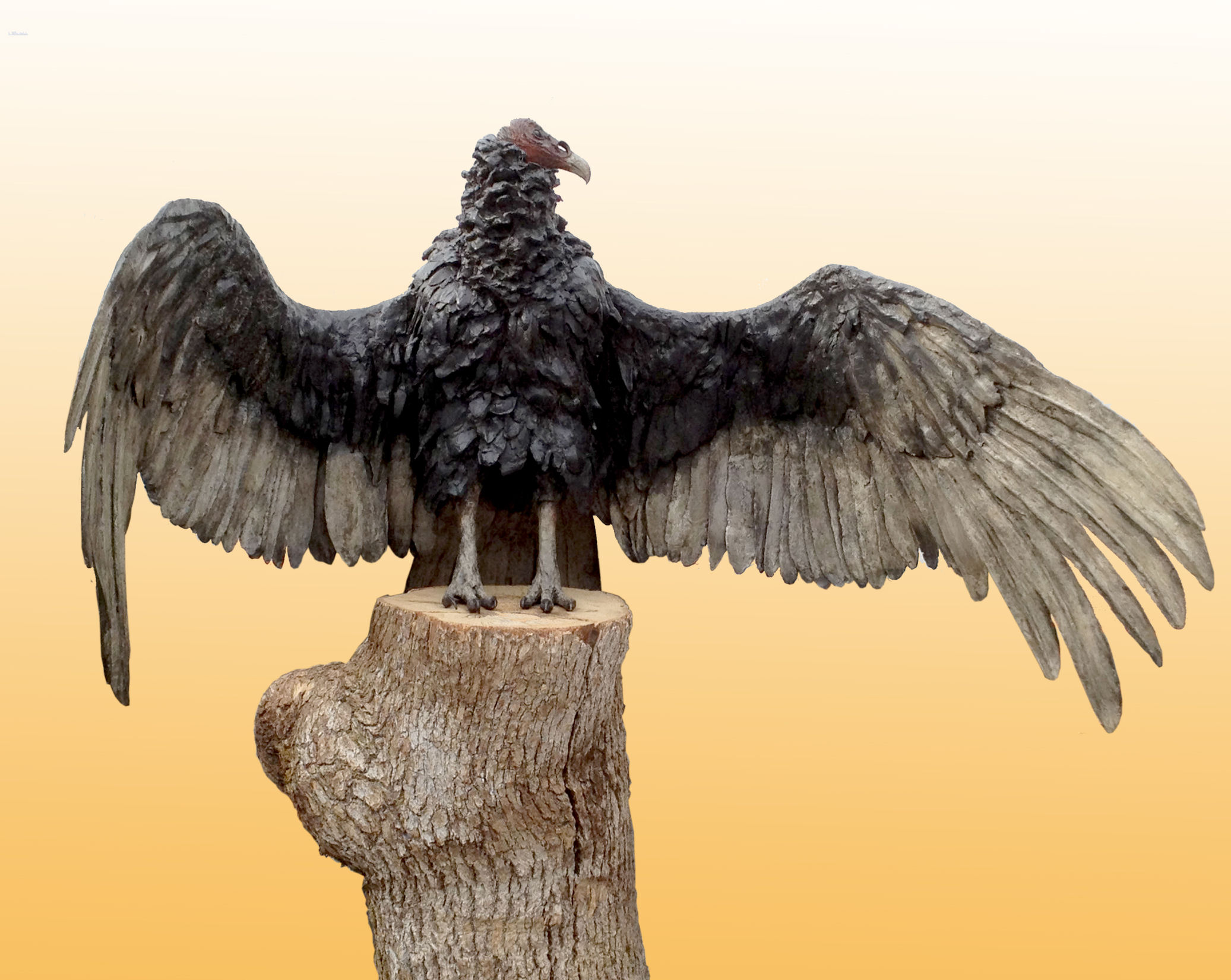 Vulture sculpture photo
