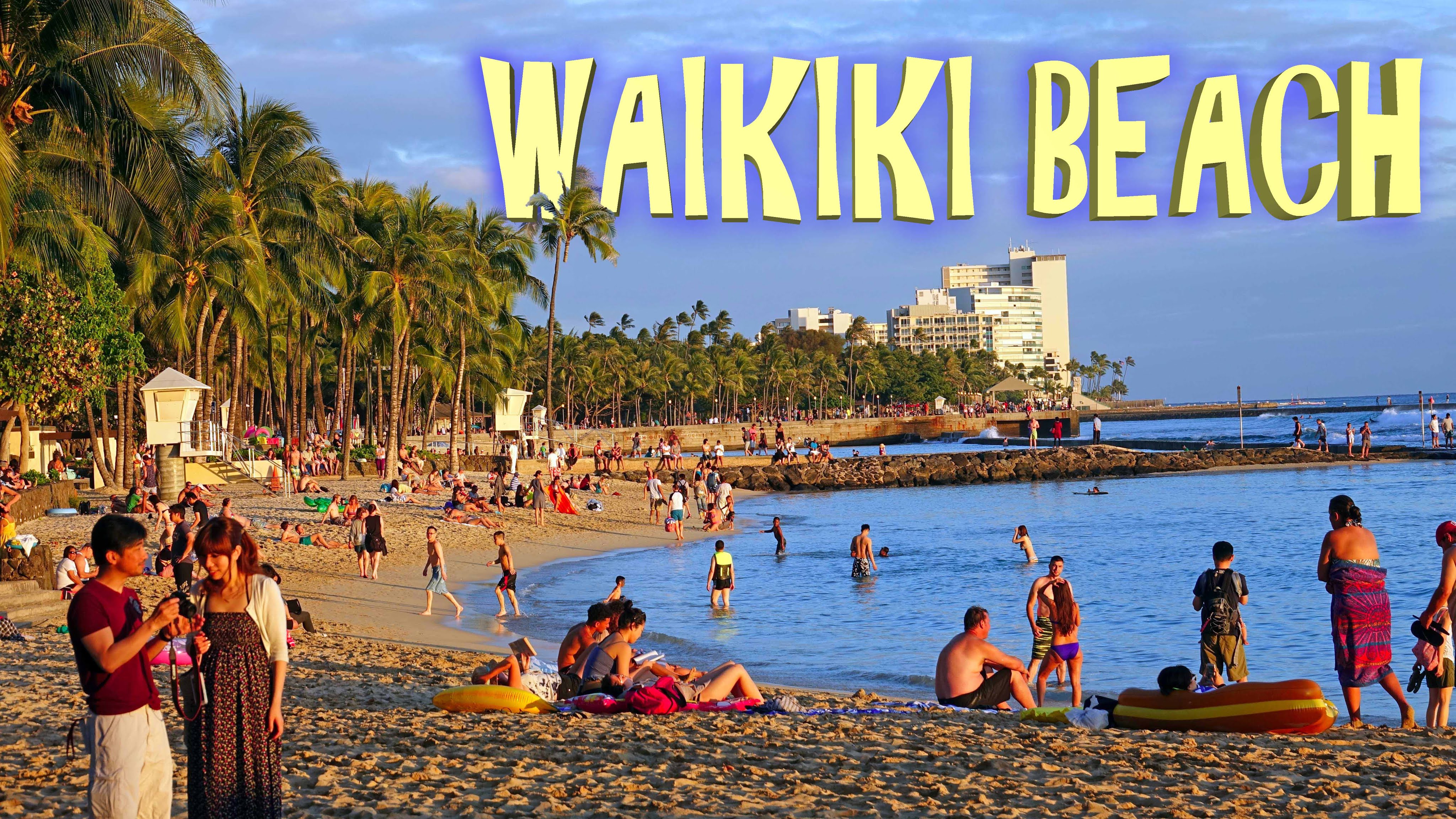 Waikiki Beach - Honolulu 4K - YouTube