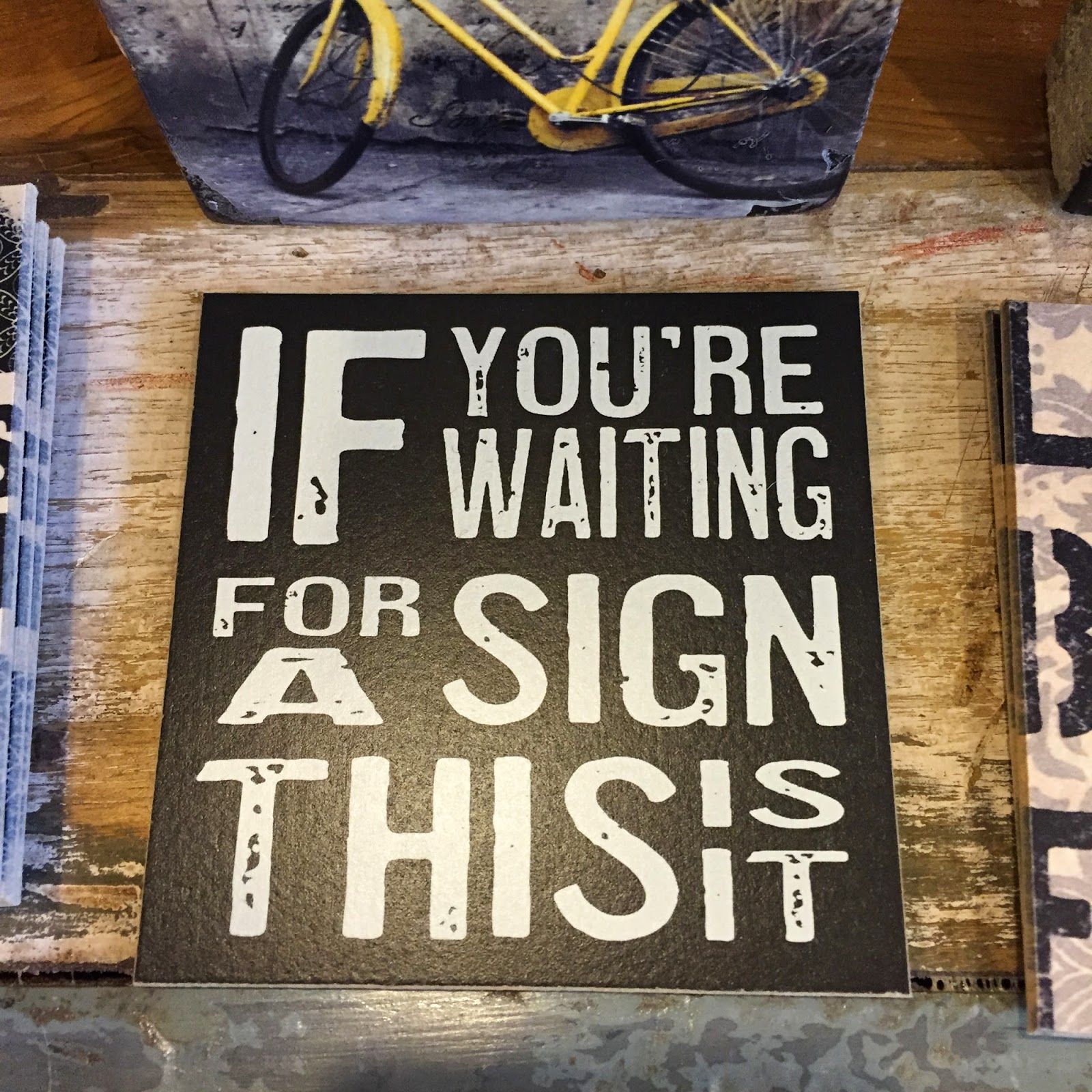 Stop Waiting For A Sign. TTC Blogger. | Hits the spot | Pinterest ...