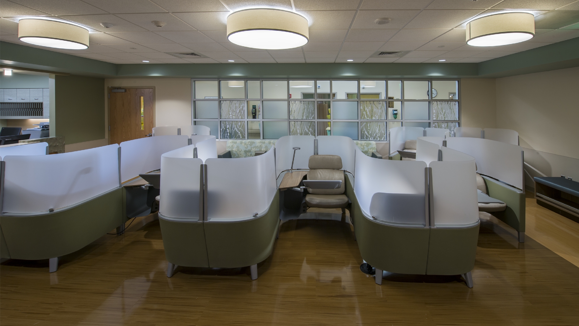 Split Flow Emergency Department, Results Waiting Area - Buckl Architects