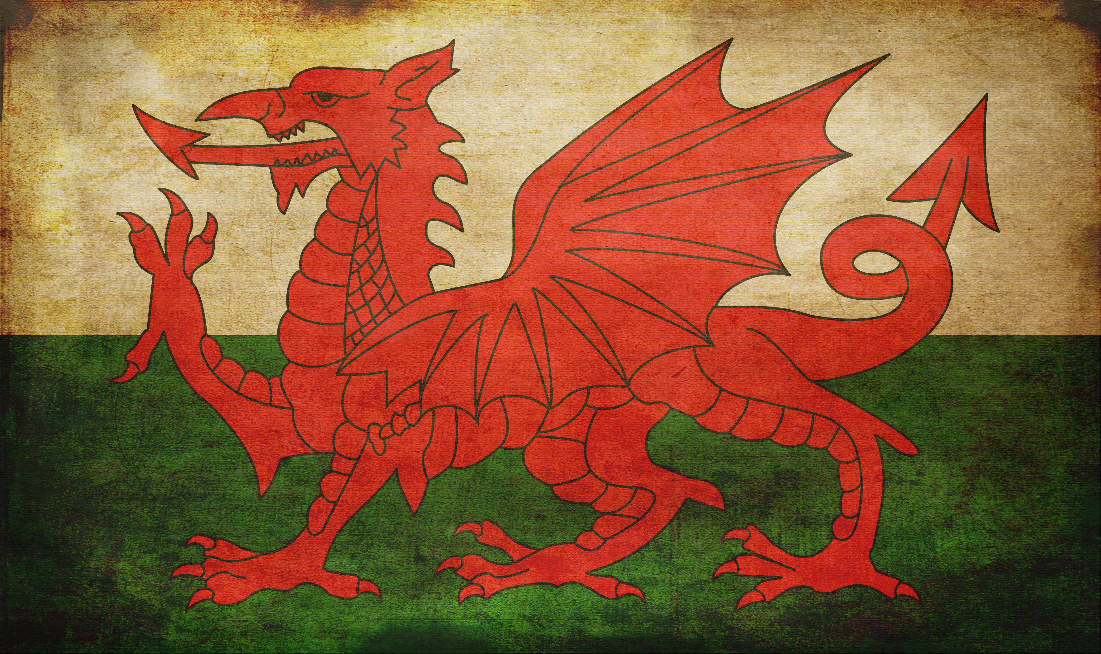 Wales - Grunge by tonemapped on DeviantArt