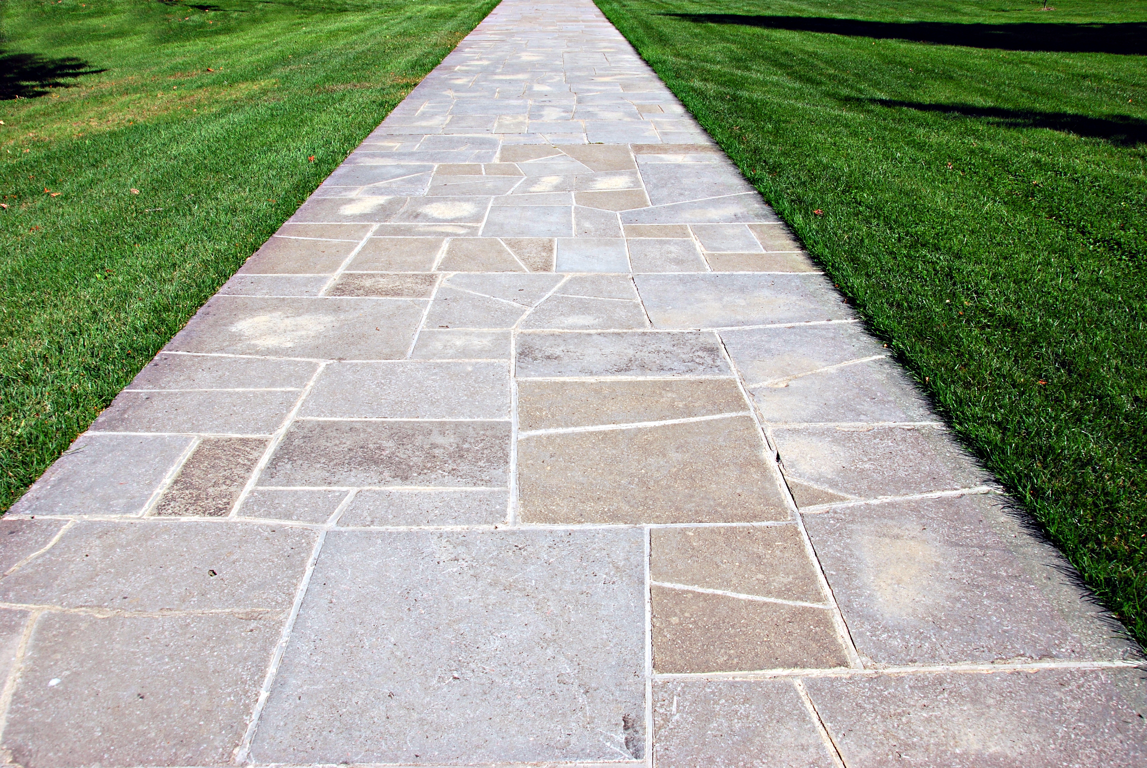 Stone Walkway - A-Class Paving and Masonry. 