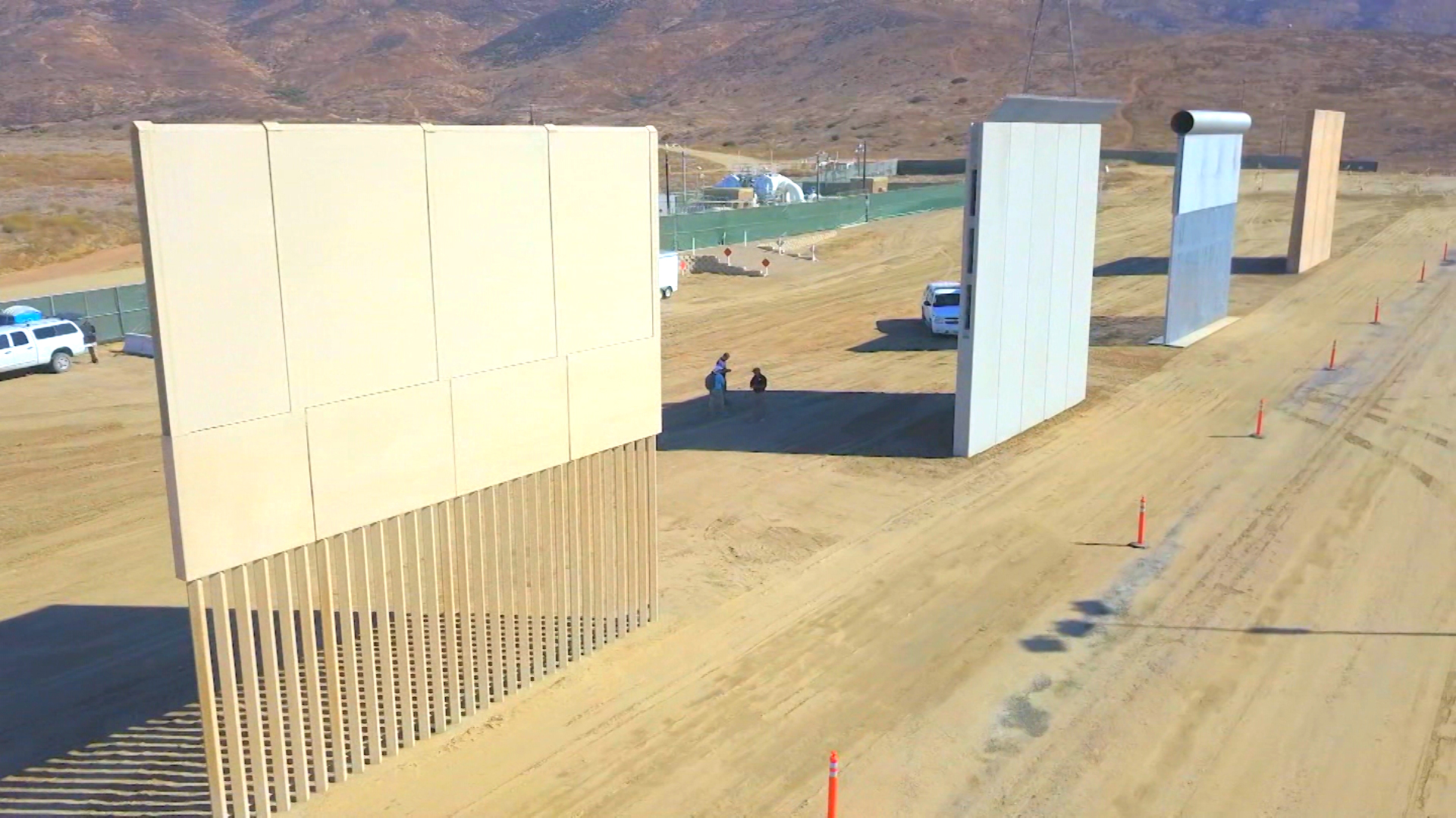 8 border wall prototypes on display - CNN Video