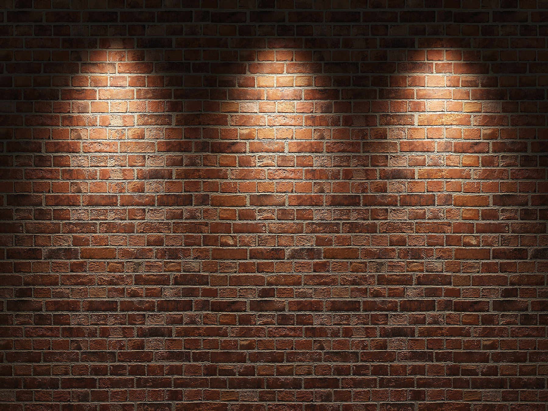 Brick wall with spotlight 50689 - Classic design material - Classic ...