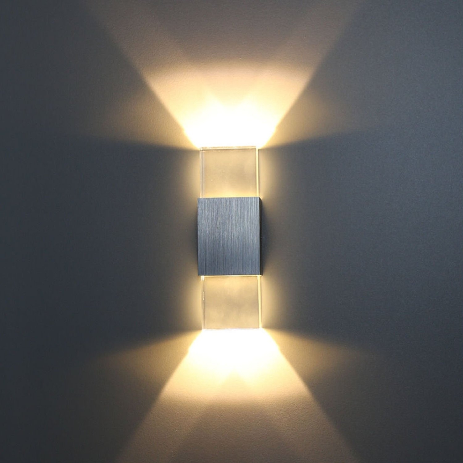 Wall Sconce Light Fixture Contemporary Wall Lighting Long Cylinder ...