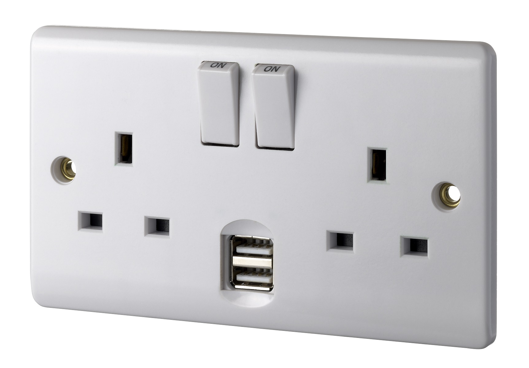 Double Wall Socket with USB - ENER029 | Energy Saving Products ...