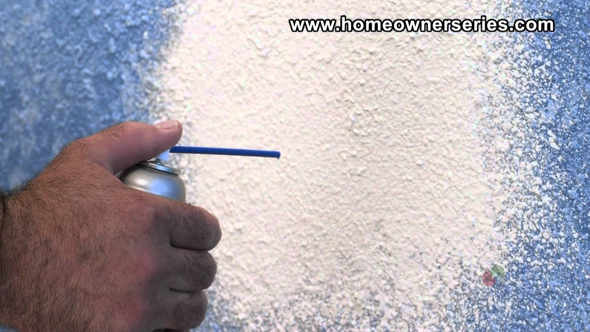 How to Texture Drywall - Spray Can Texture - Drywall Repair - YouTube