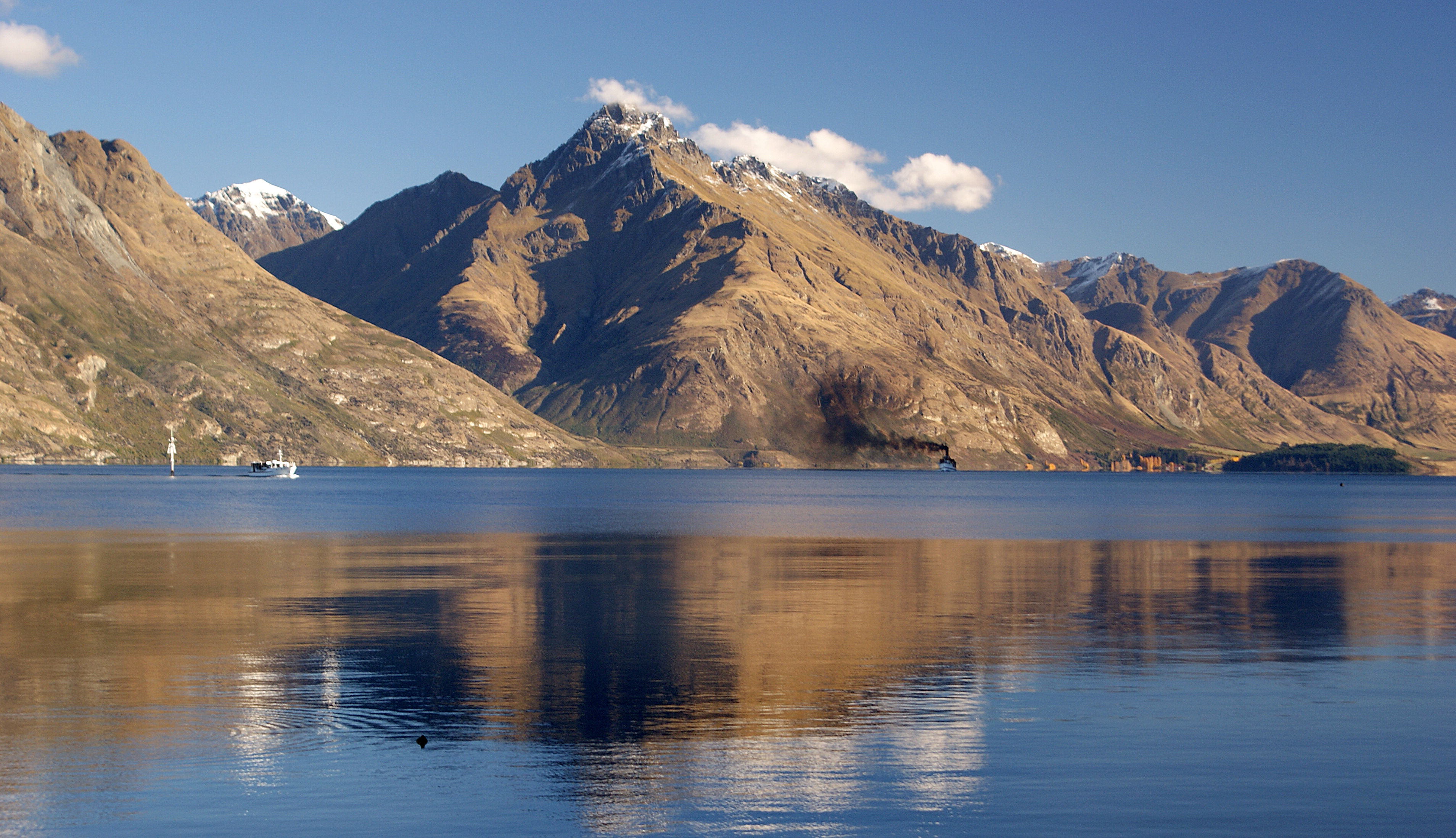 Walter Peak. Lake Wakatipu. NZ, Free photos, Geo tagged, Lake, Lakes, HQ Photo