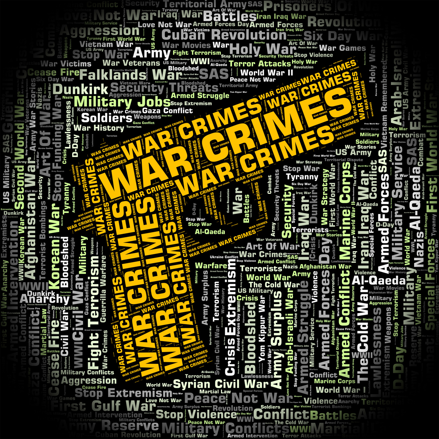 War crimes represents illegal act and battles photo