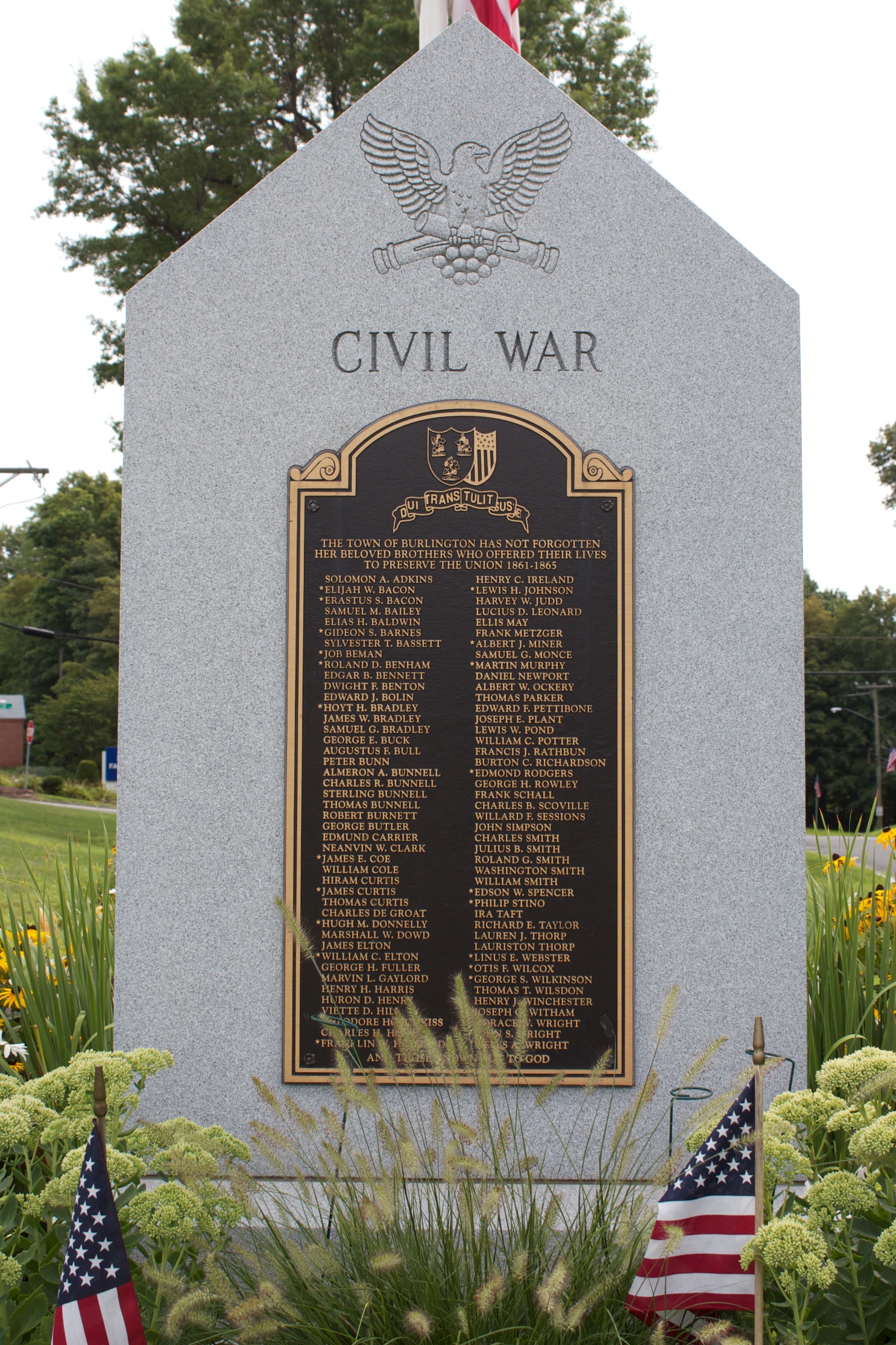War Memorials, Burlington | CT Monuments.net