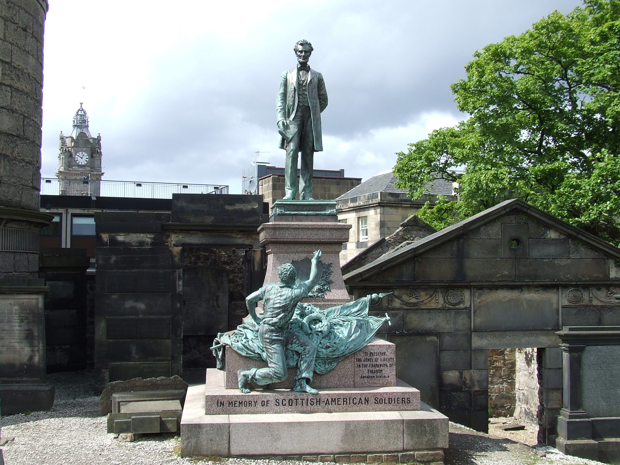 Edinburgh's American Civil War Memorial – Irish in the American ...