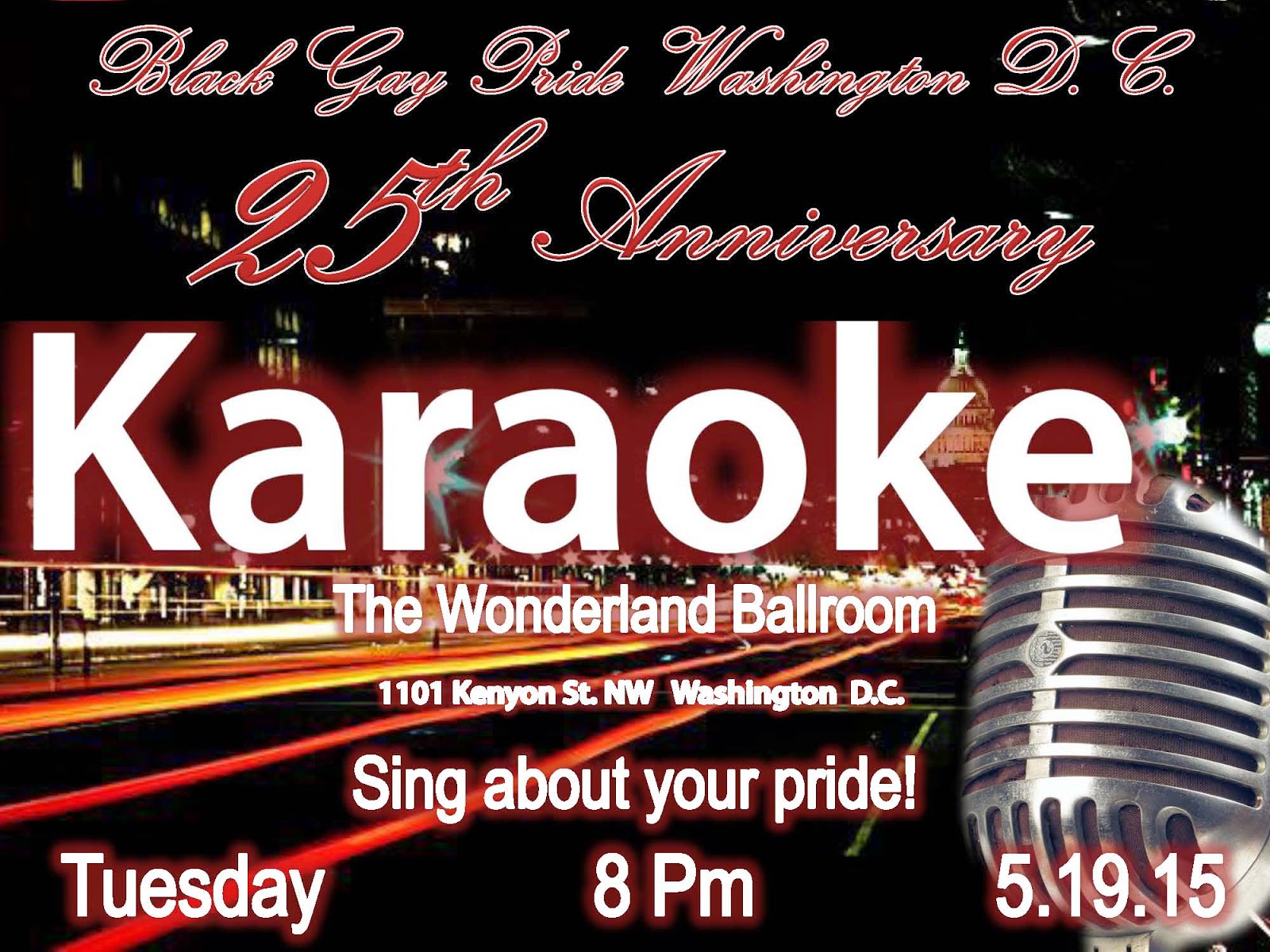 Sing Your Pride! @Bar 7 and @ The Wonderland Ballroom - Washington D.C.