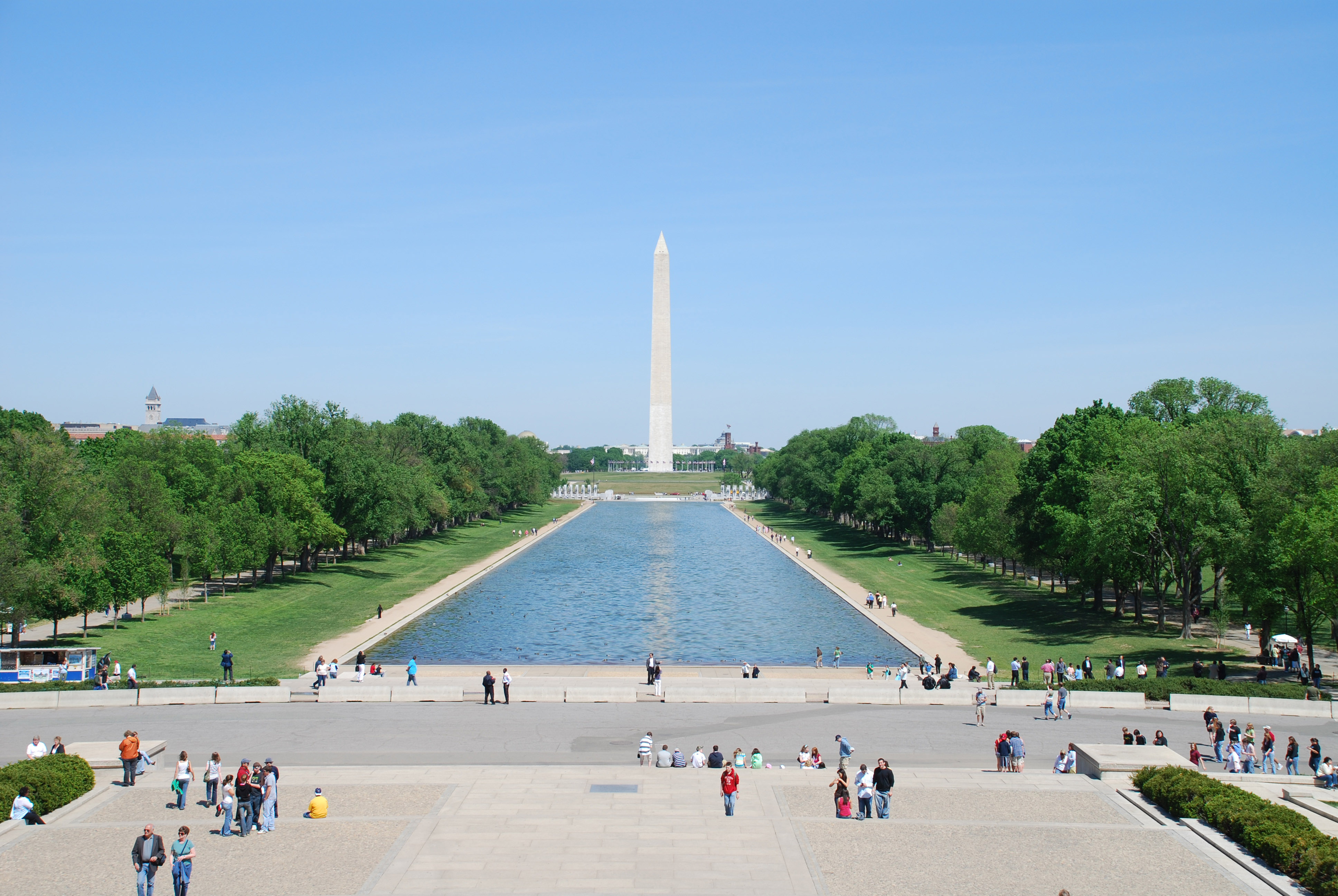 Washington Monument, Reflecting Pool, National Mall : Travel ...