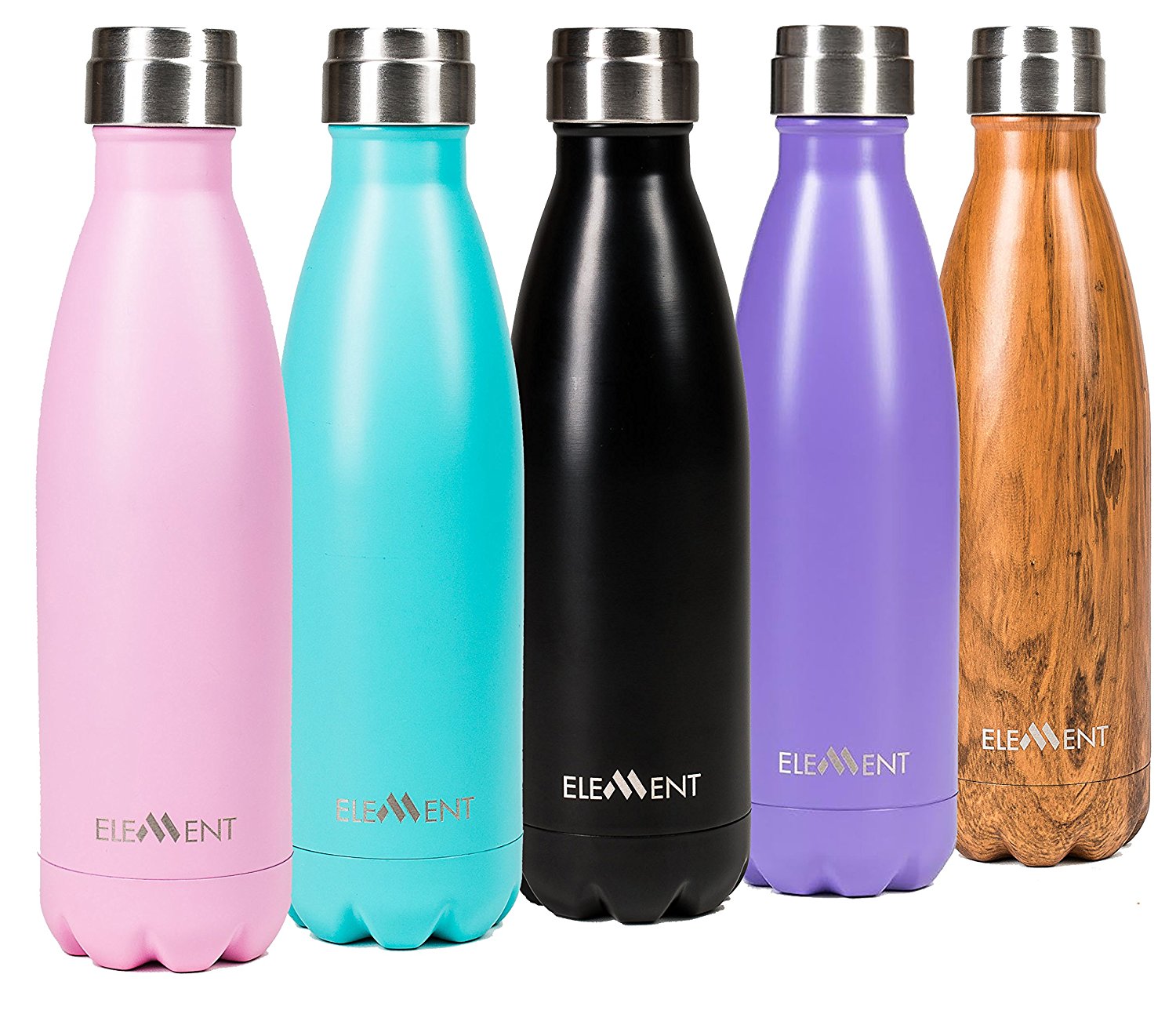 Amazon.com : Stainless Steel Water Bottle Double Wall Vacuum ...