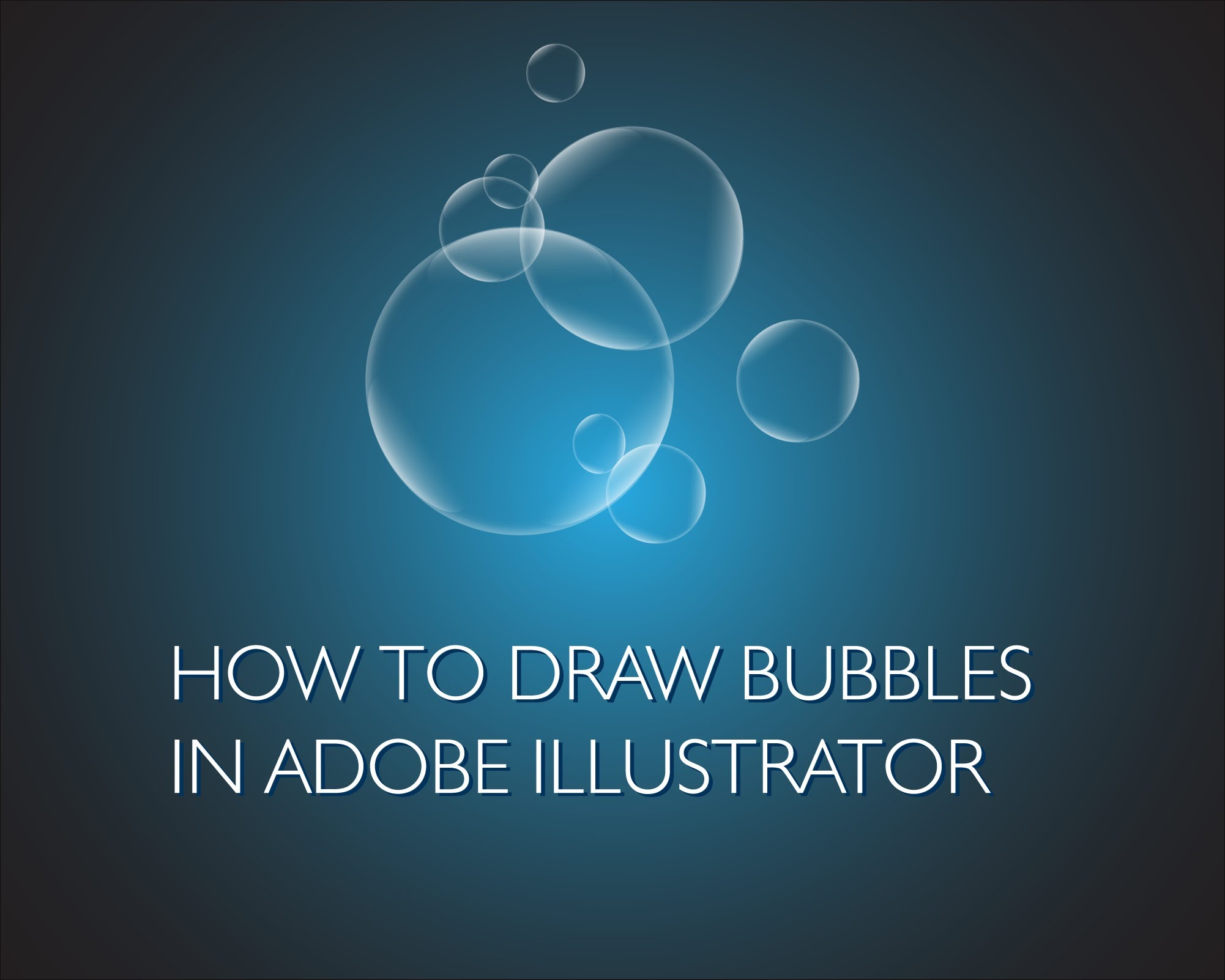 Adobe Illustrator - how to draw bubbles - YouTube