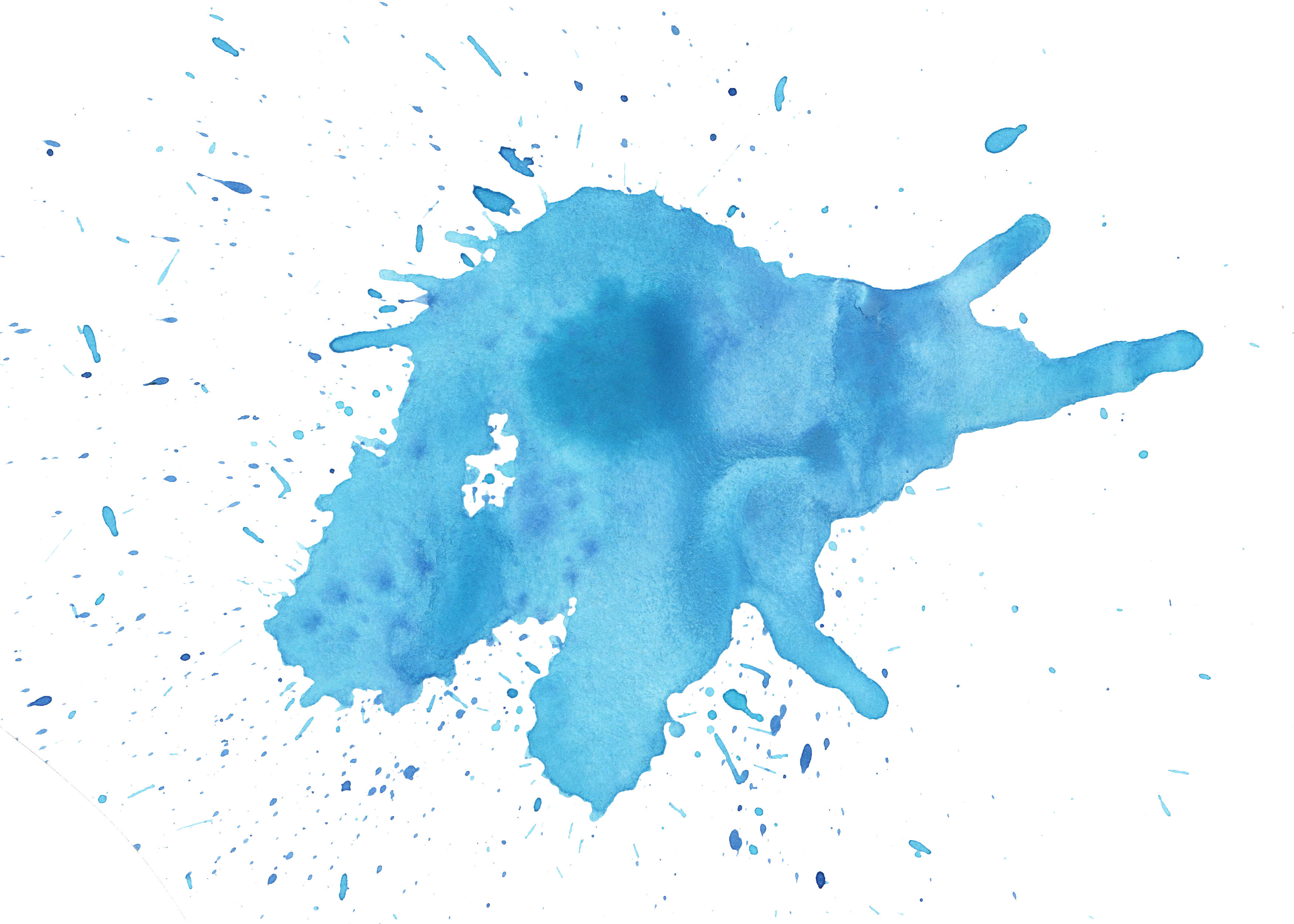 14 Blue Watercolor Splatter Texture (JPG) | OnlyGFX.com