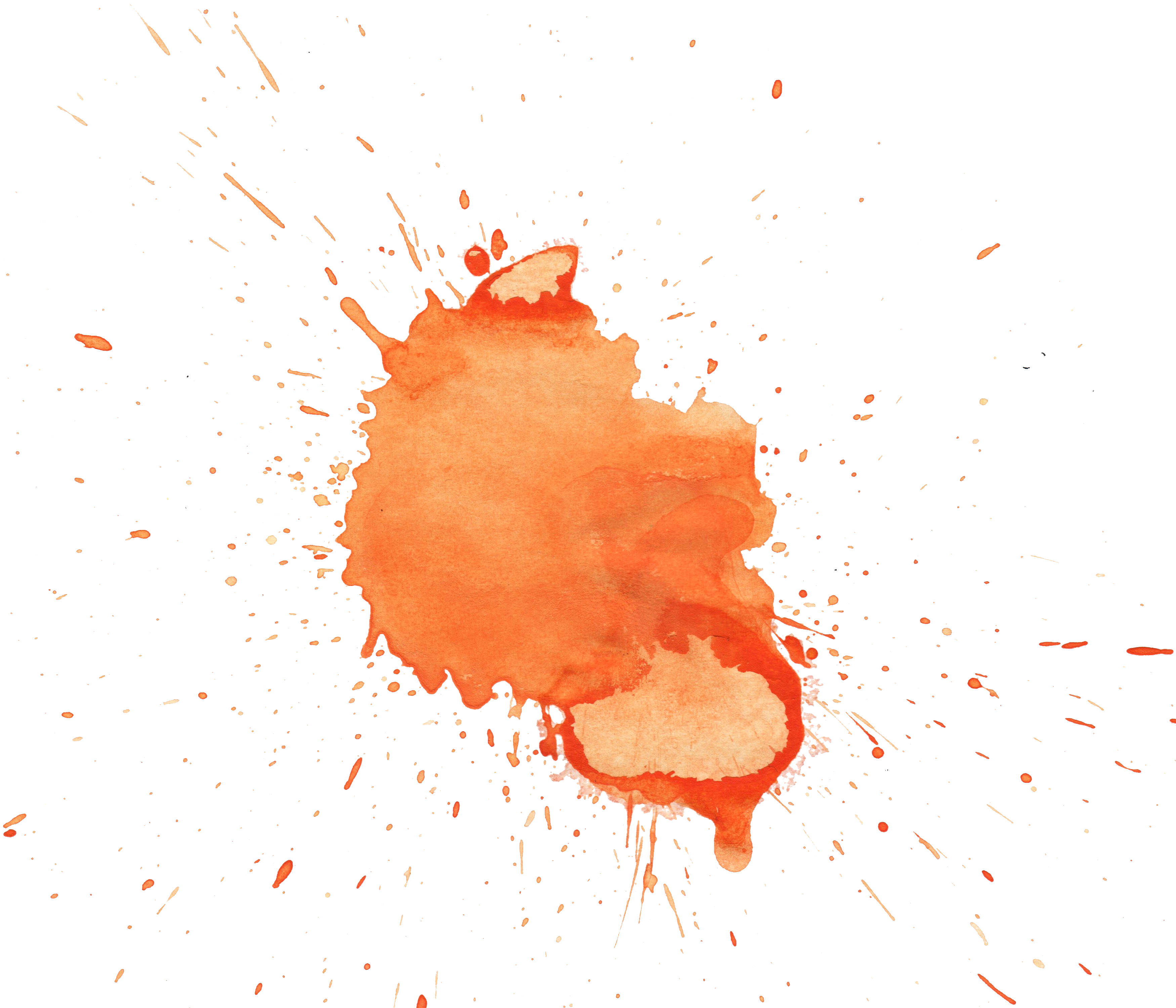 7 Orange Watercolor Splatter Texture (JPG) | OnlyGFX.com