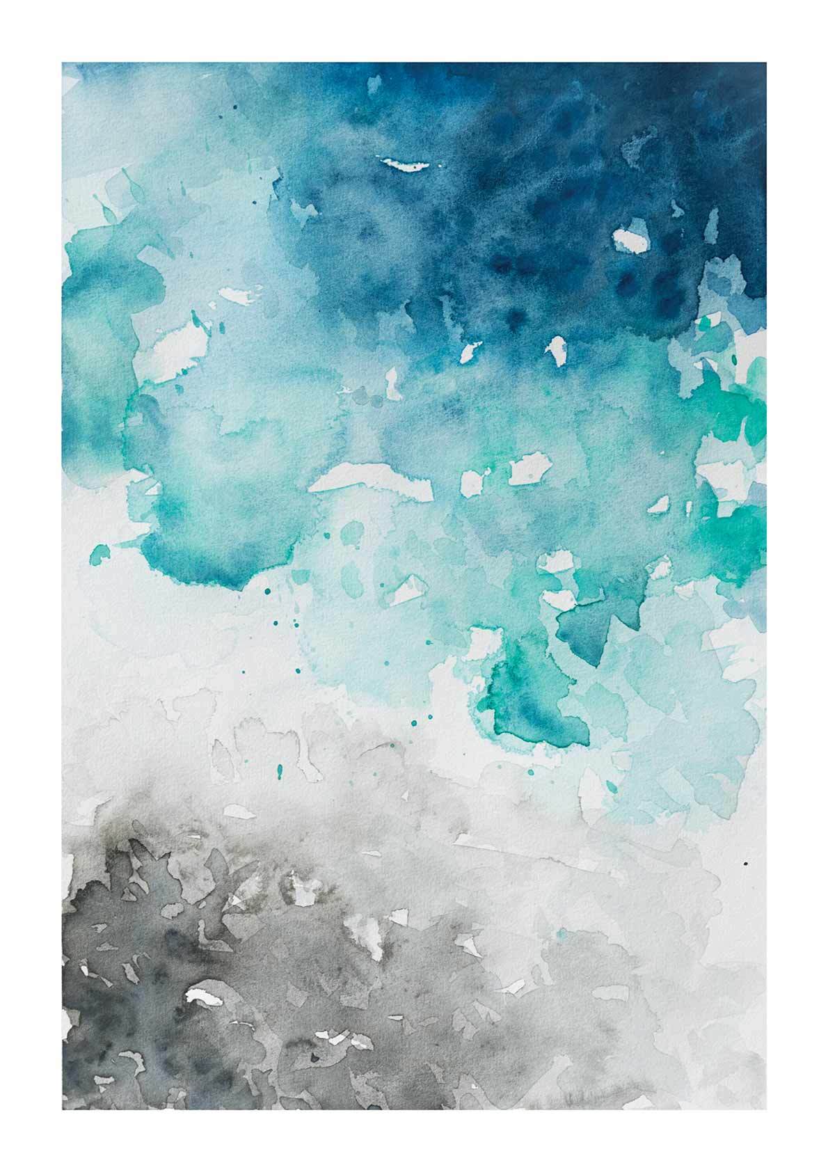 Watercolour Ocean – Art Prints