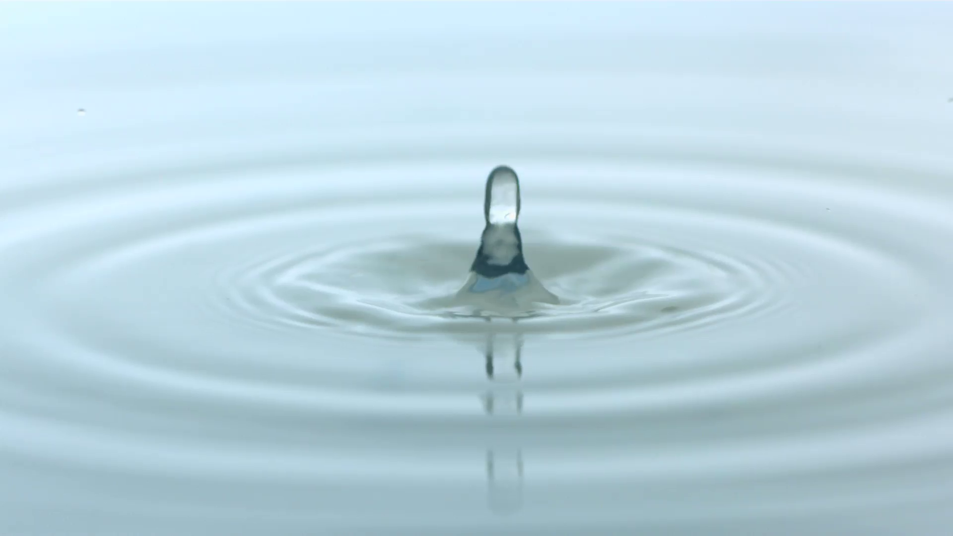 Slow Motion Rippling Water Droplets Up Close Stock Video Footage ...