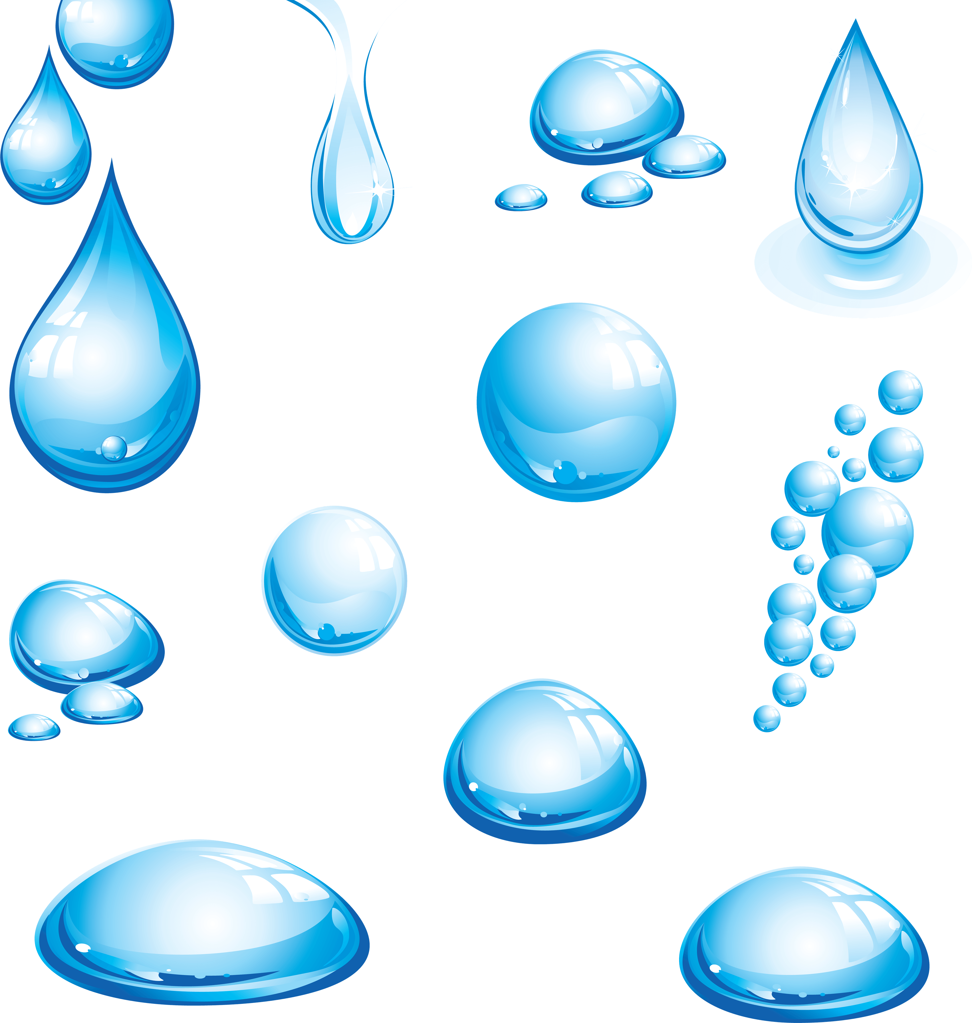 Water Droplets clipart colorful raindrop - Pencil and in color water ...