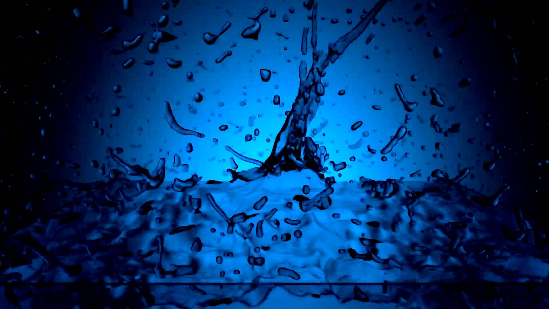 Blender Fluid: Water Drop Experiments - YouTube